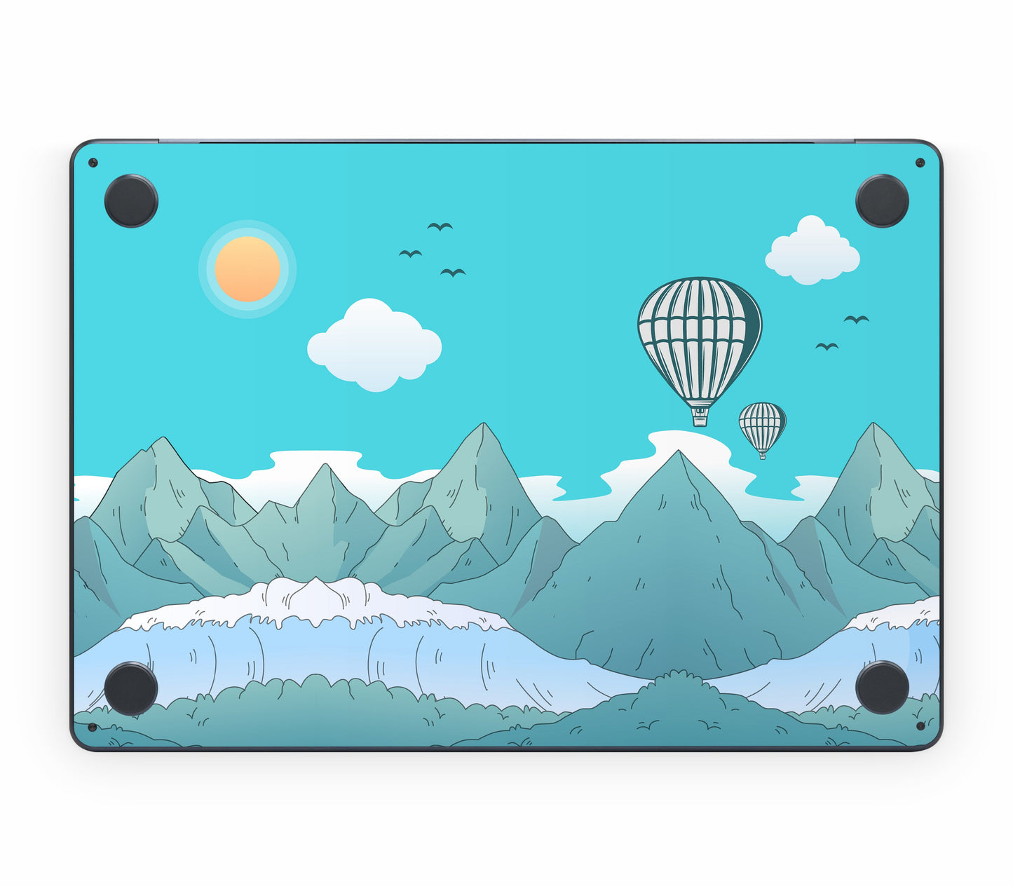 MacBook Air 13" (2024, M3) skin, Altitude Error, bottom skin