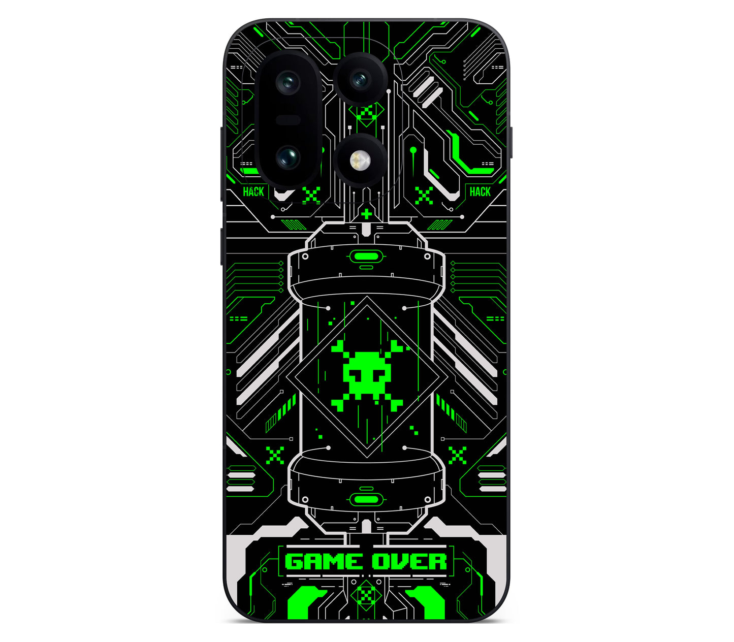 OnePlus 15R skin, Fatal Error (Acid), back skin