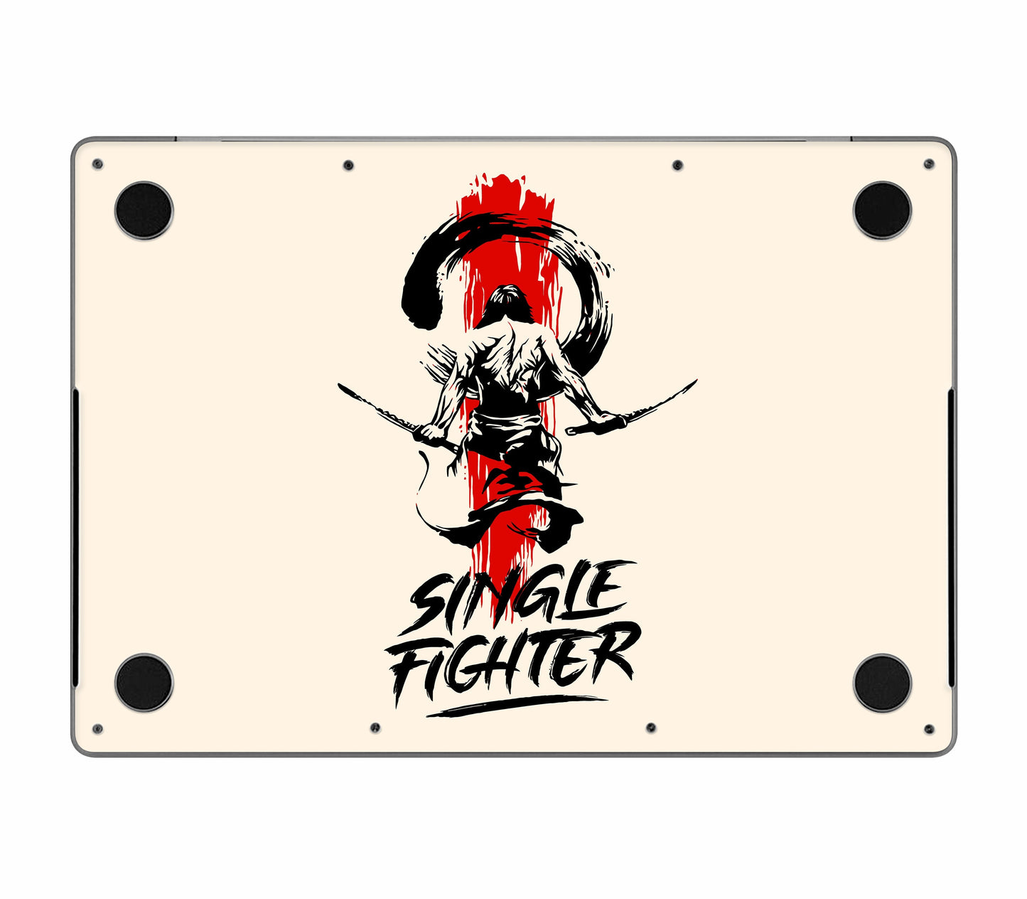 MacBook Pro 14" (2025, M5) skin, Samurai, bottom skin