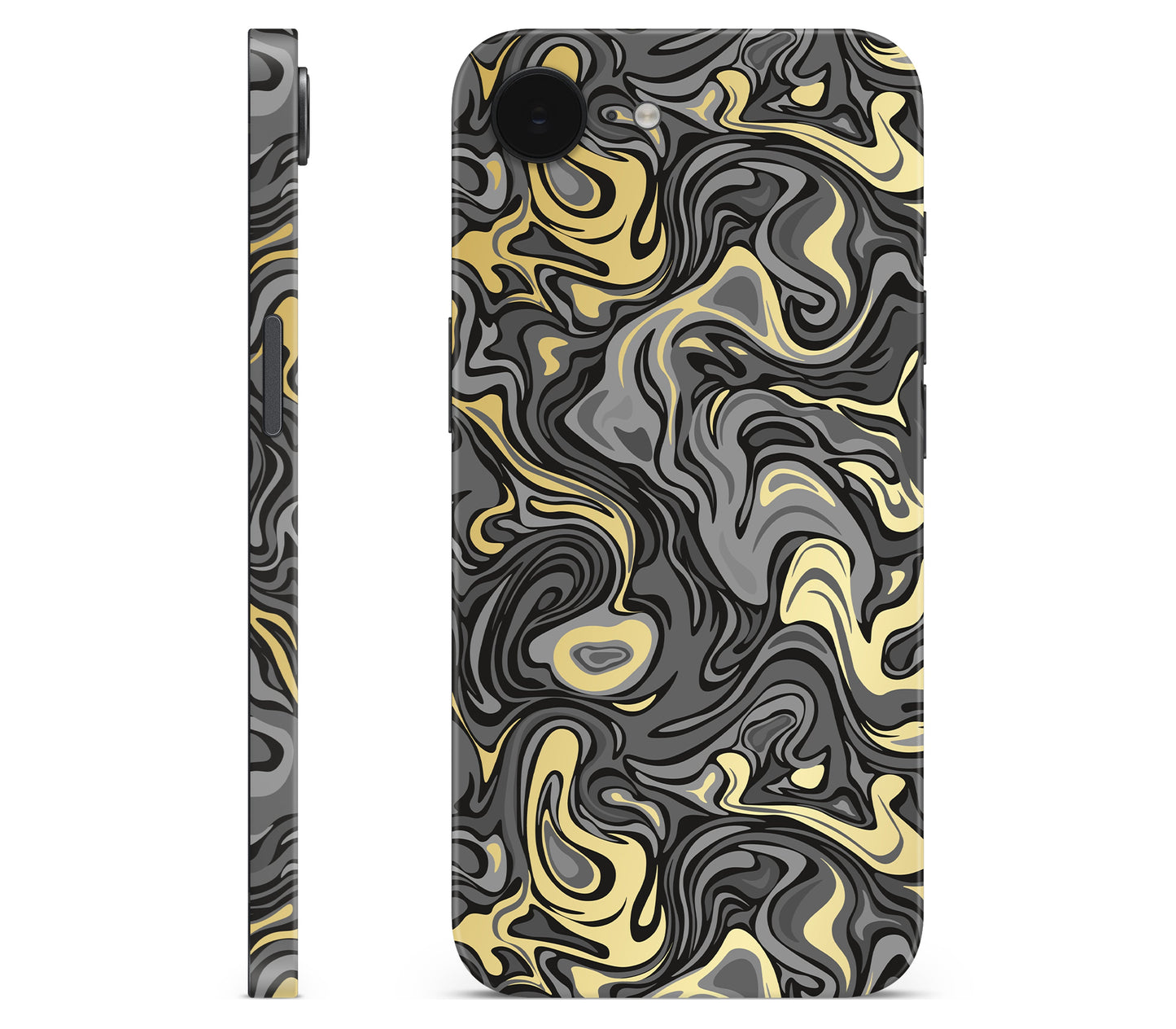 iPhone 17e skin, Damnation, full wrap without logo cutout