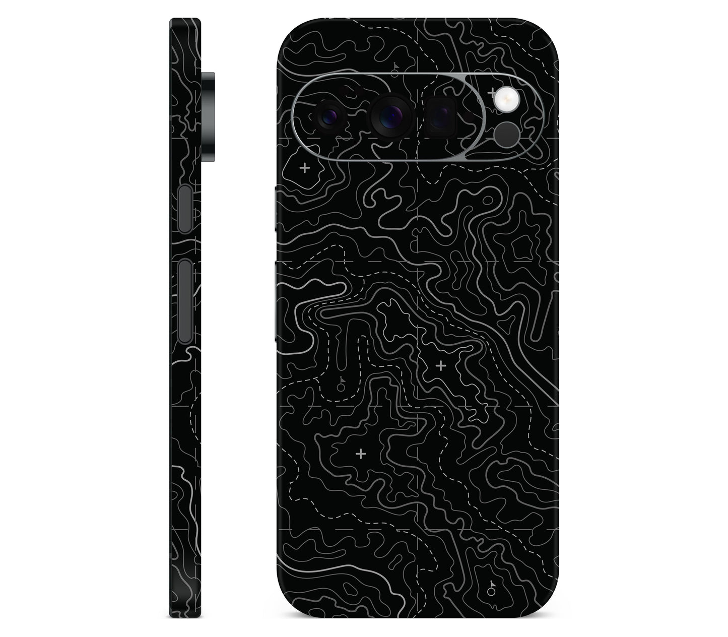 Google Pixel 11 Pro skin, Lockdown (Blackout), full wrap skin