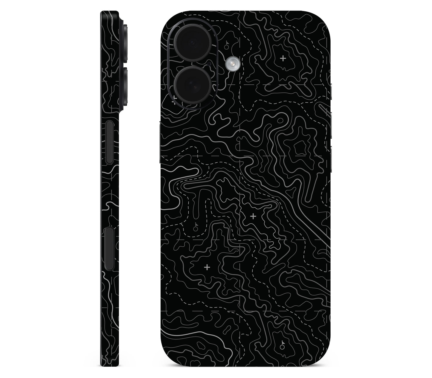 iPhone 17 skin, Lockdown (Blackout), full wrap without logo cutout