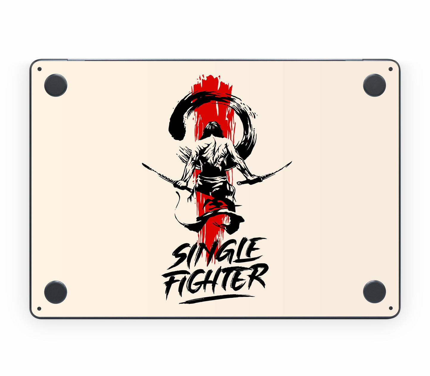 MacBook Air 15" (2025, M4) skin, Samurai, bottom skin
