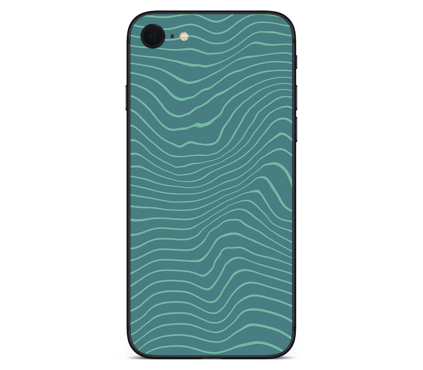 iPhone SE 2022 Gen3 skin, Tide, back skin without logo cutout
