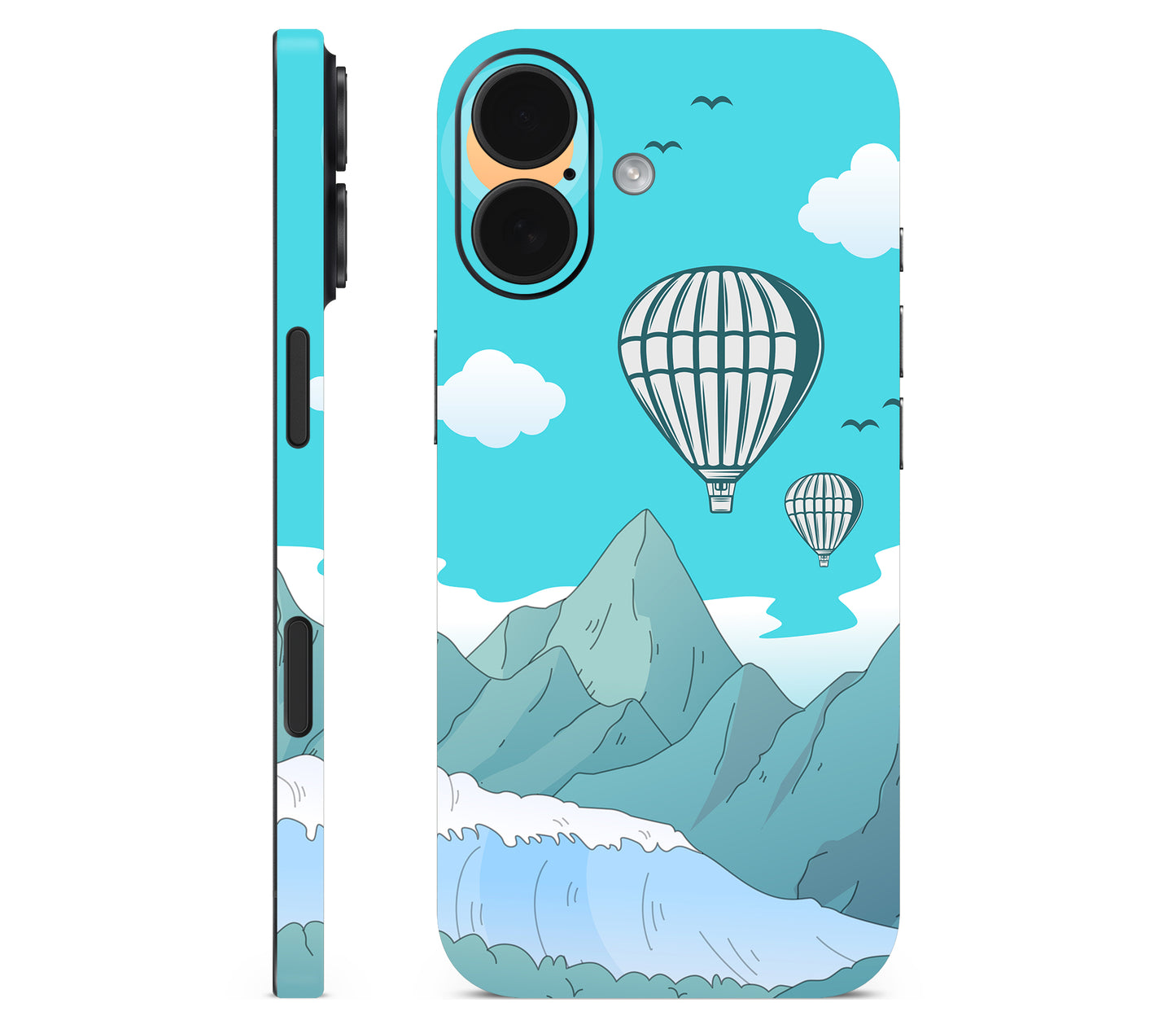 iPhone 17 skin, Altitude Error, full wrap without logo cutout