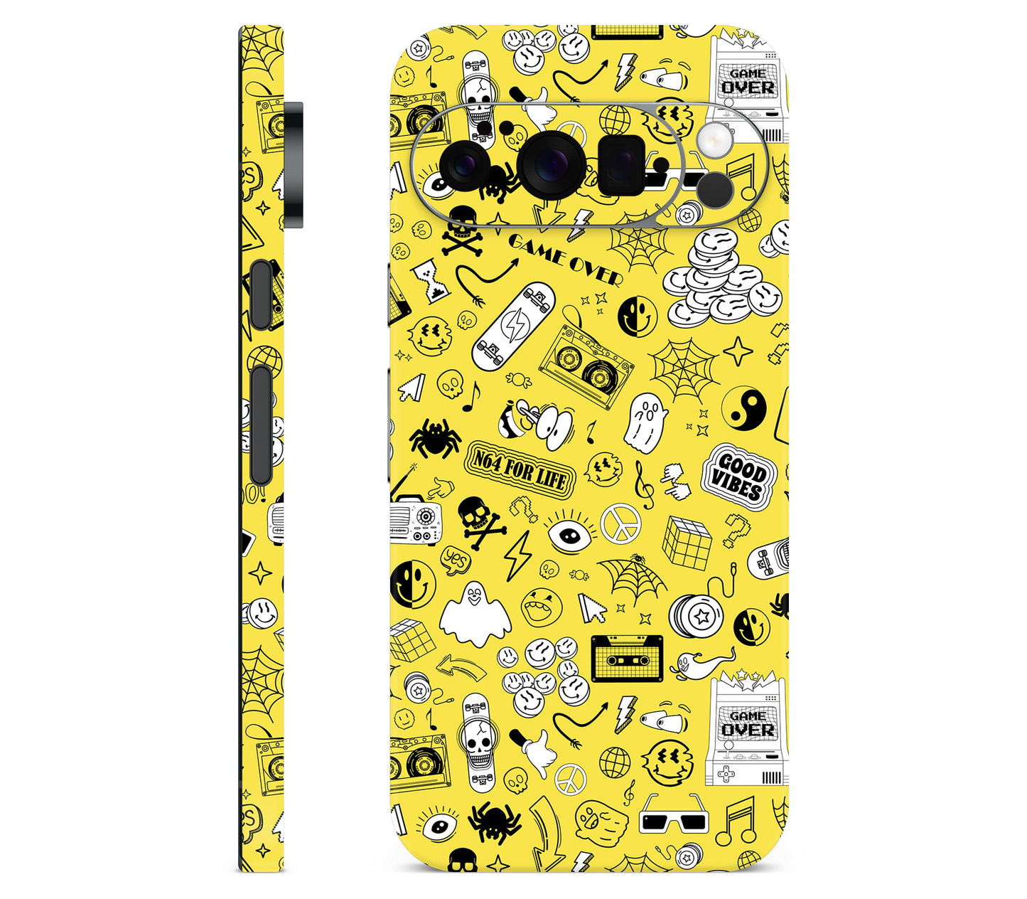 Google Pixel 11 Pro skin, 90’s Nostalgia, full wrap skin