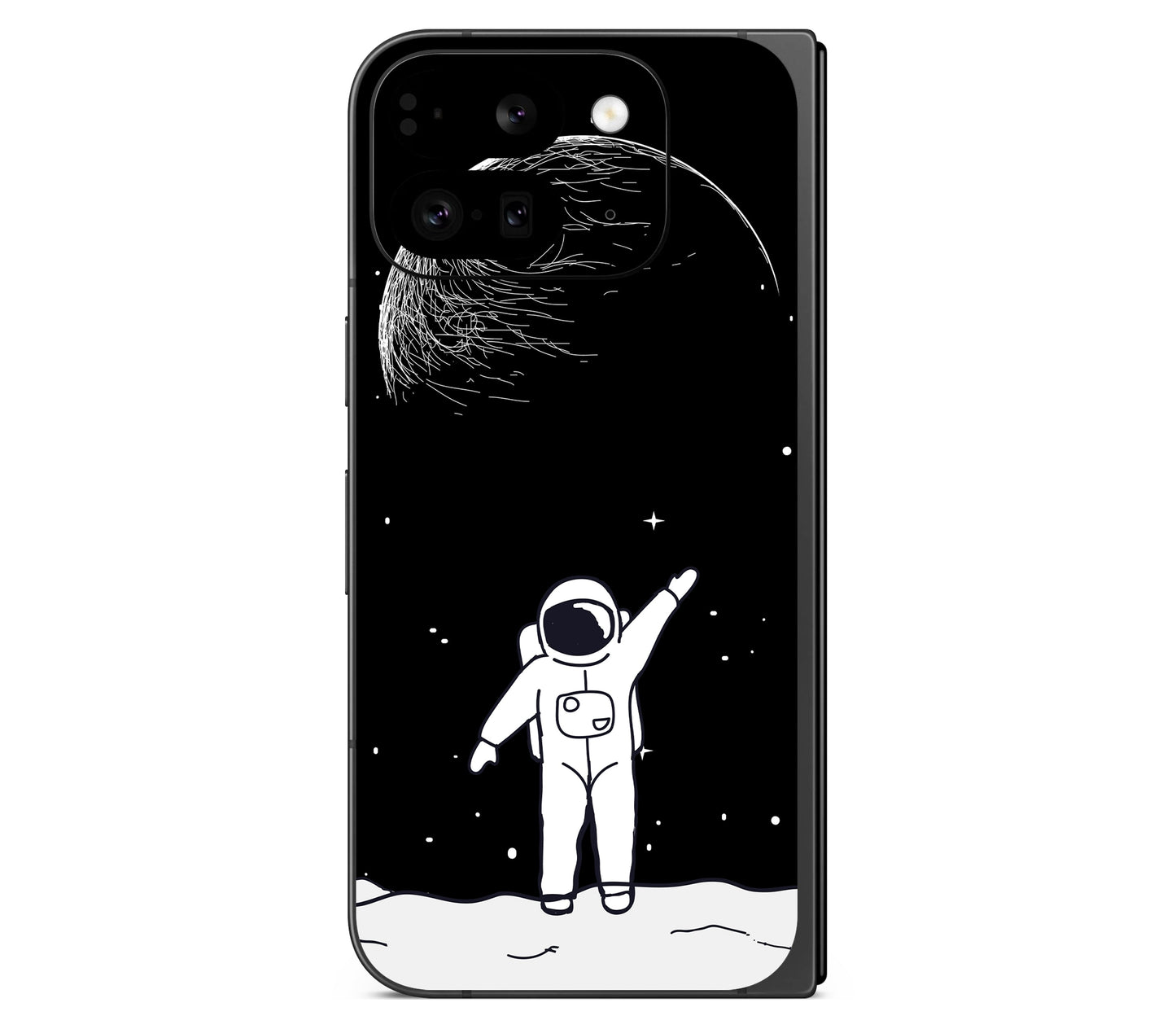 Google Pixel 11 Pro Fold skin, Moonwave, back skin