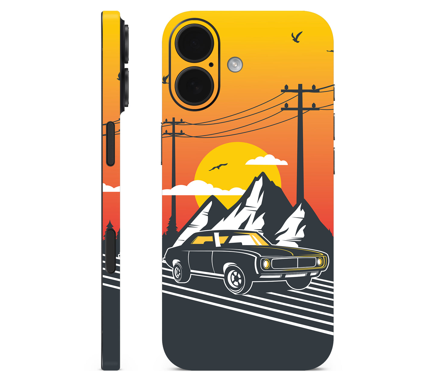 iPhone 17 skin, Last Ride, full wrap skin