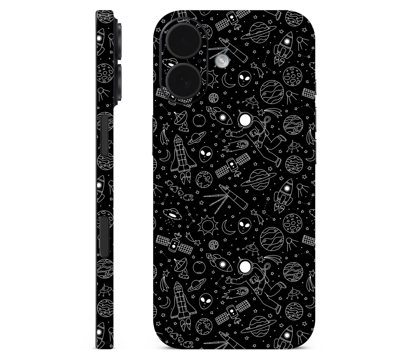 iPhone 17 skin, Cygnus, full wrap without logo cutout