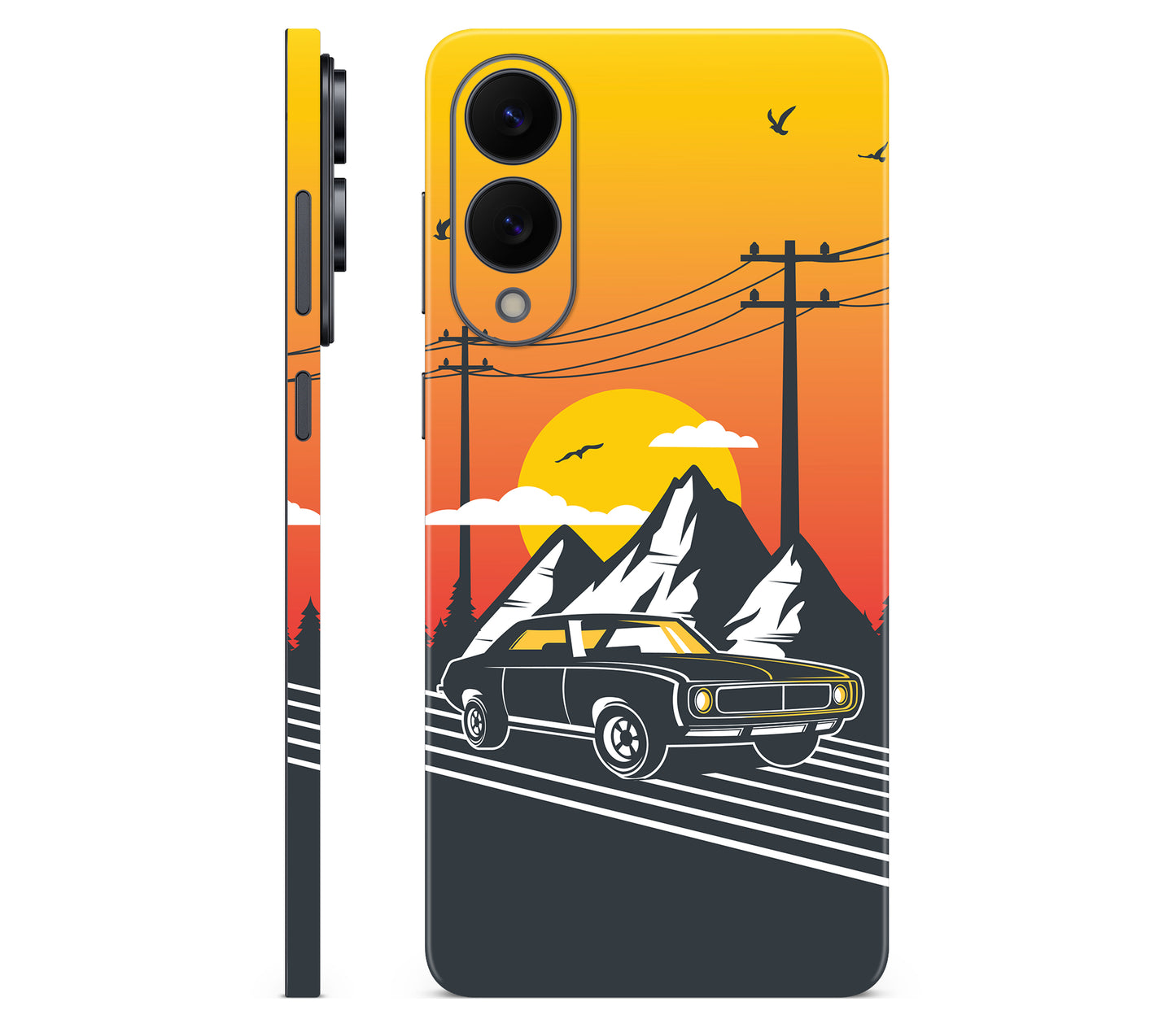 Galaxy S25 Edge skin, Last Ride, full wrap skin
