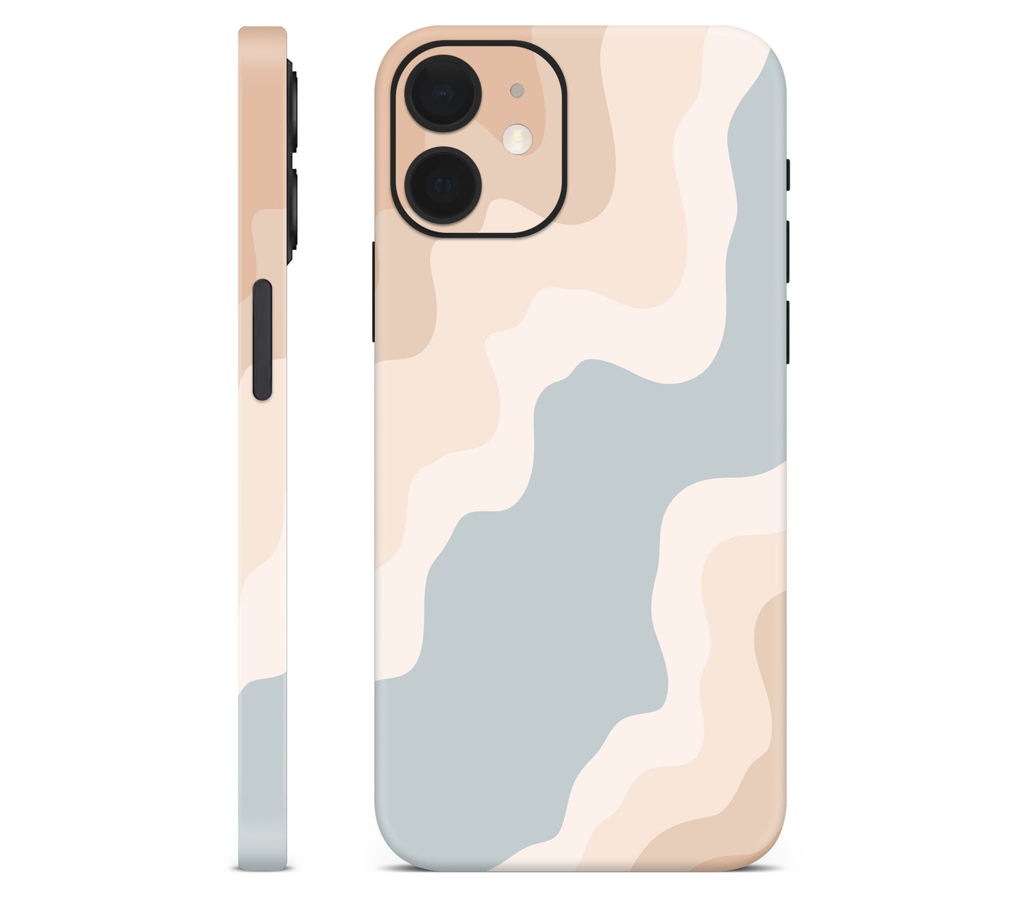 iPhone 12 skin, Drift (Haze), full wrap without logo cutout