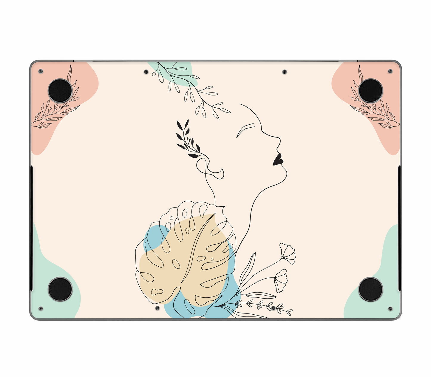 MacBook Pro 14" (2024, M4) skin, Bliss, bottom skin