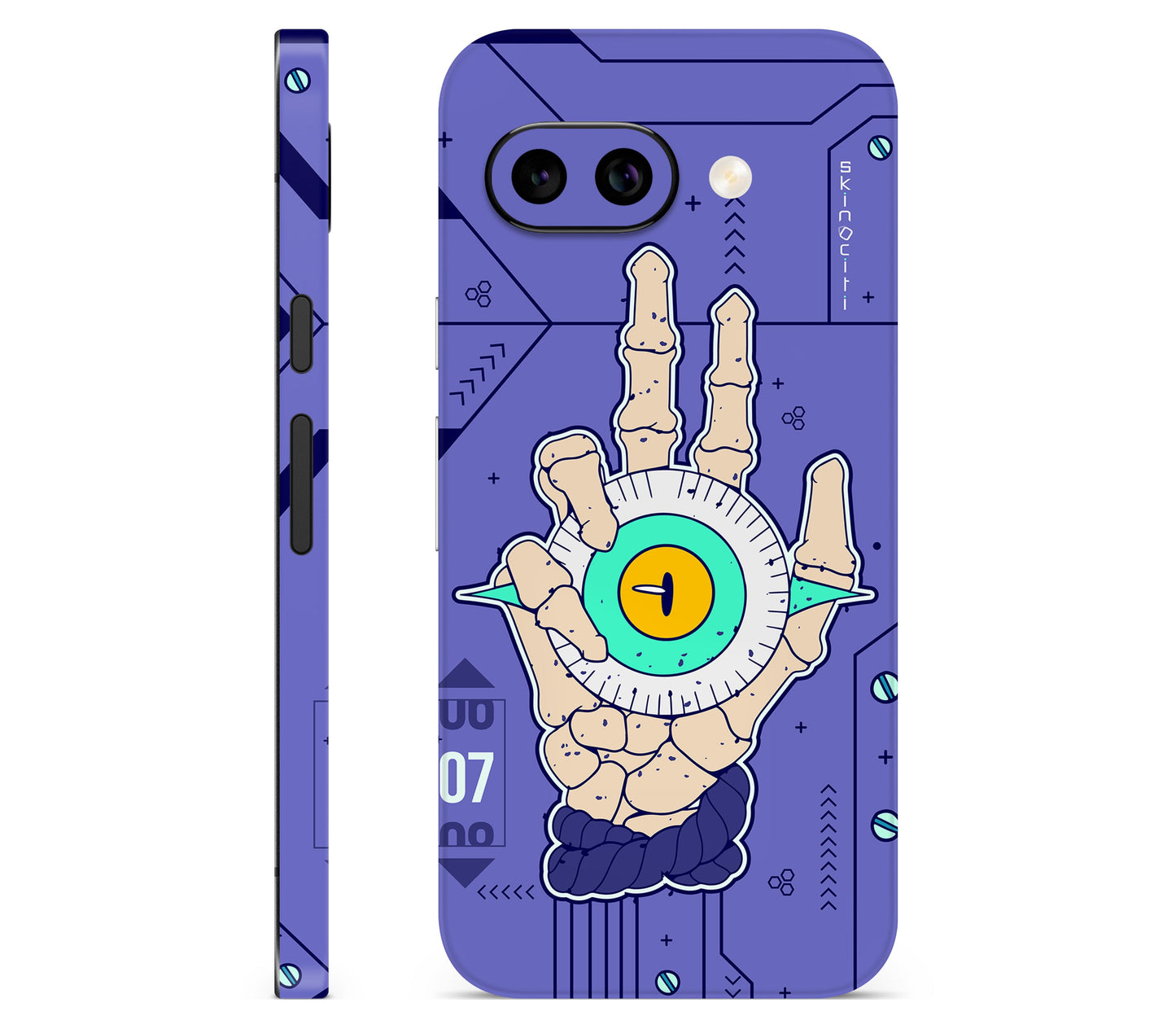 Google Pixel 10A skin, Hypnotic, full wrap skin