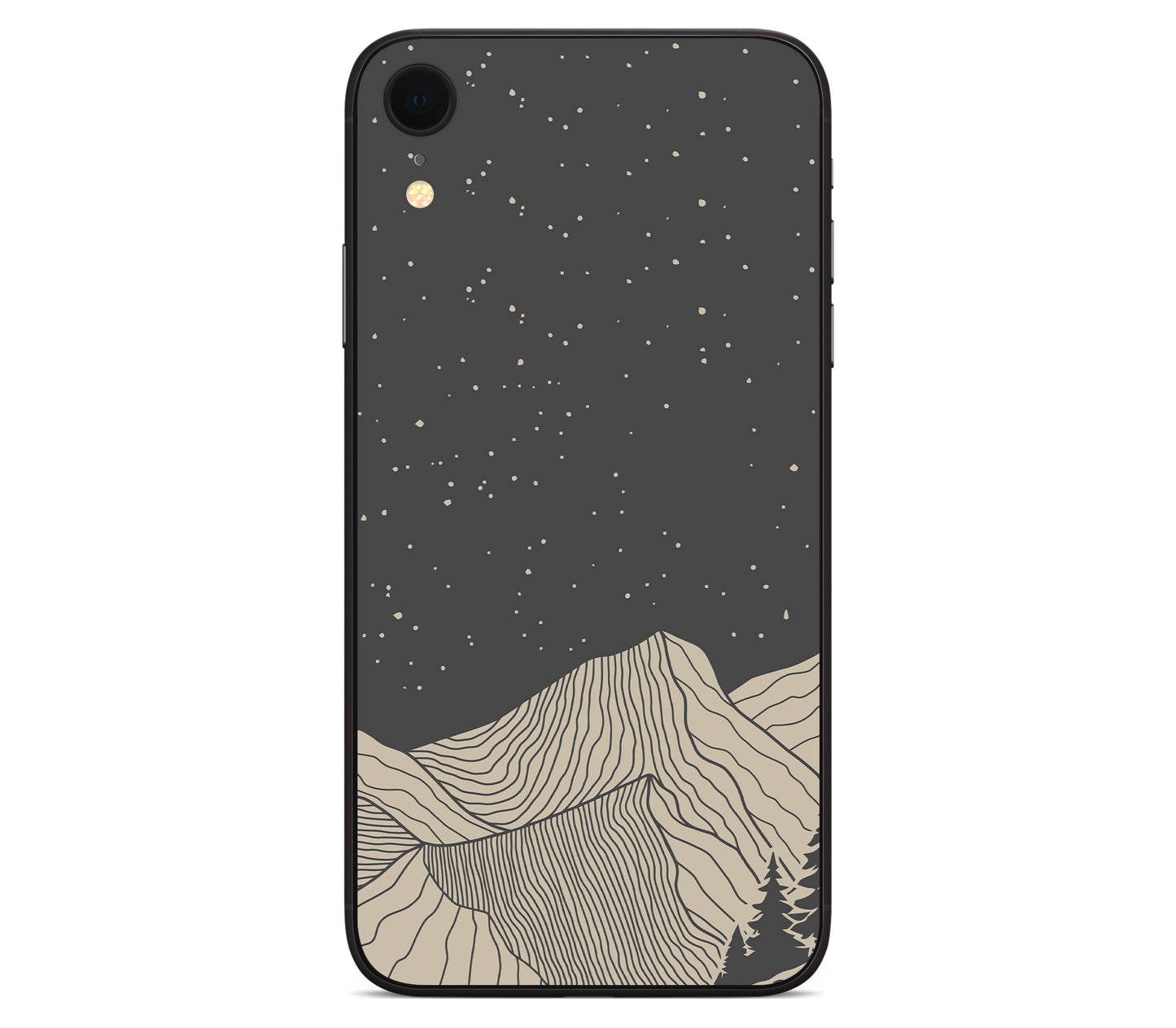iPhone XR skin, Nightline, back skin without logo cutout