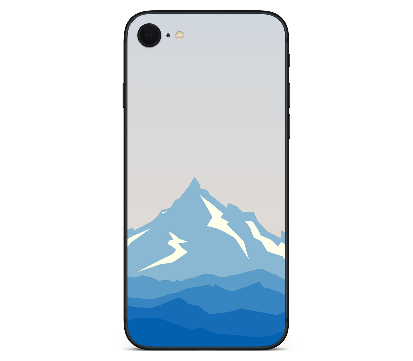 iPhone SE 2020 Gen2 skin, Everest, back skin without logo cutout