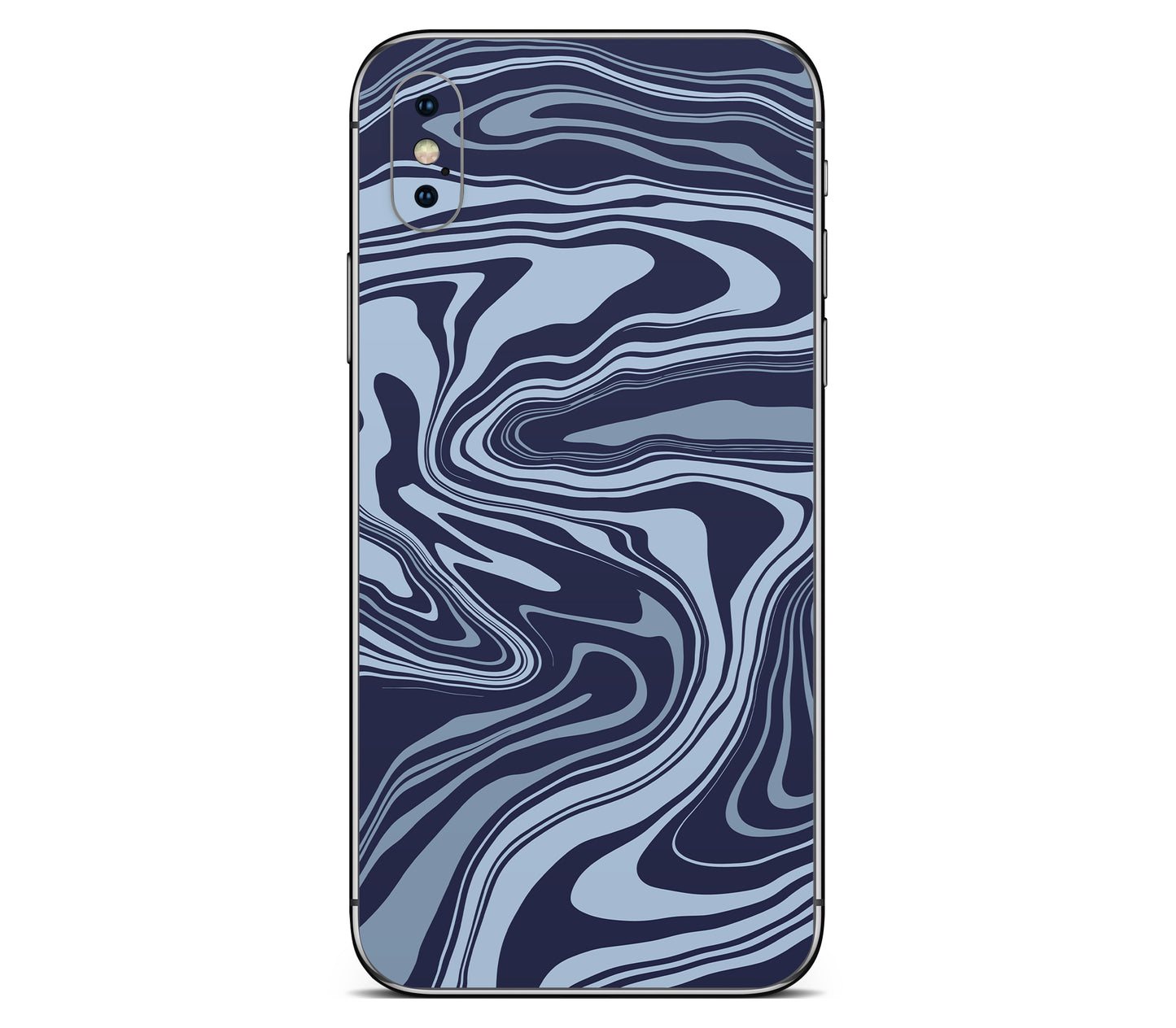 iPhone X skin, Vertigo (Blur), back skin without logo cutout