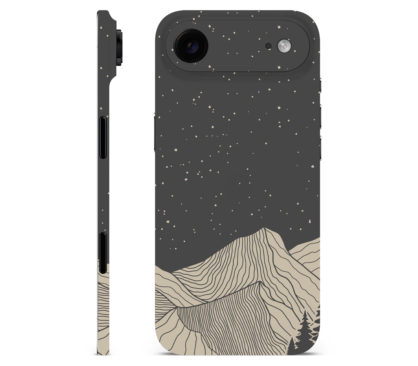iPhone Air skin, Nightline, full wrap without logo cutout