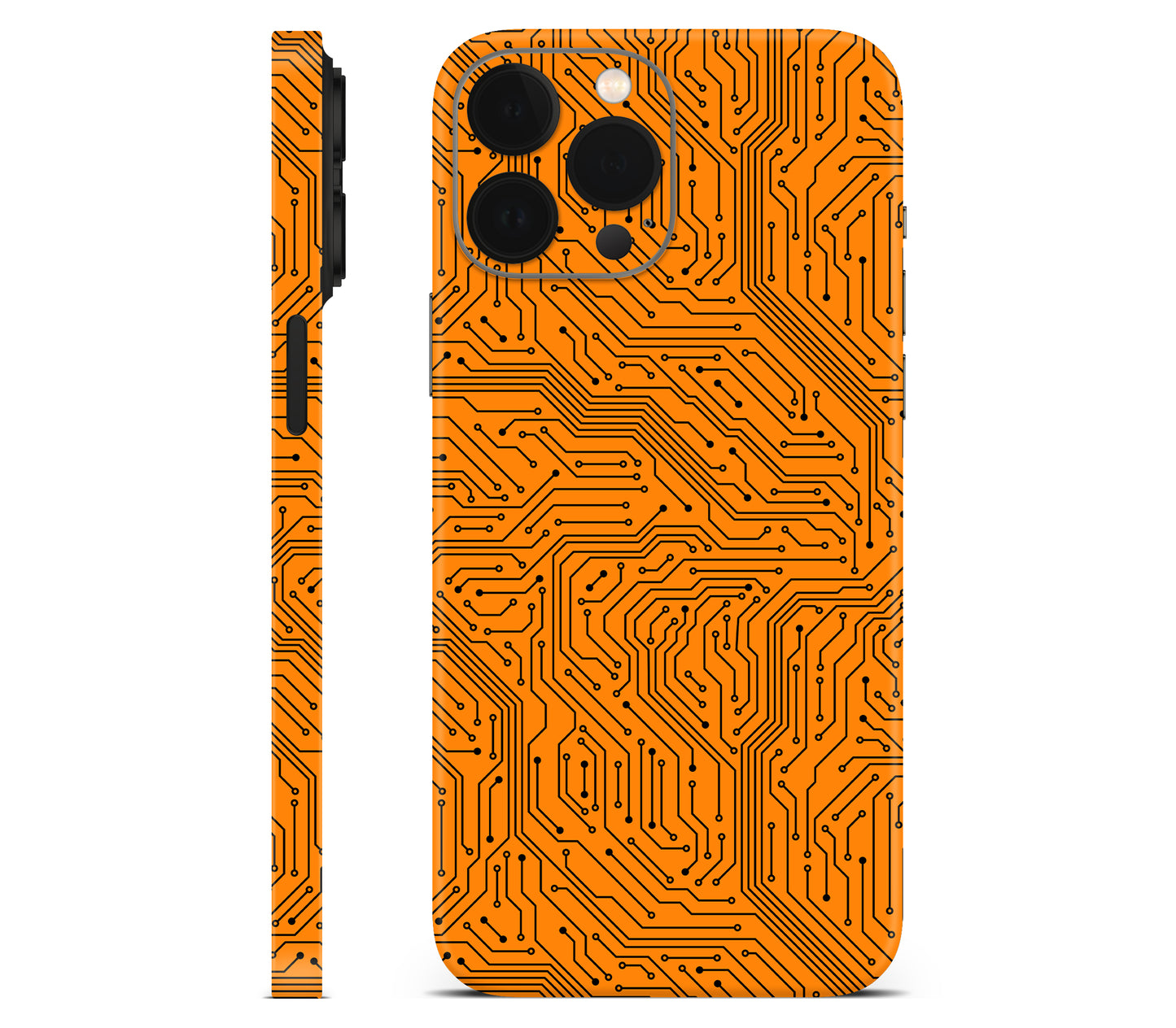 iPhone 13 Pro skin, Pulse Grid, full wrap without logo cutout