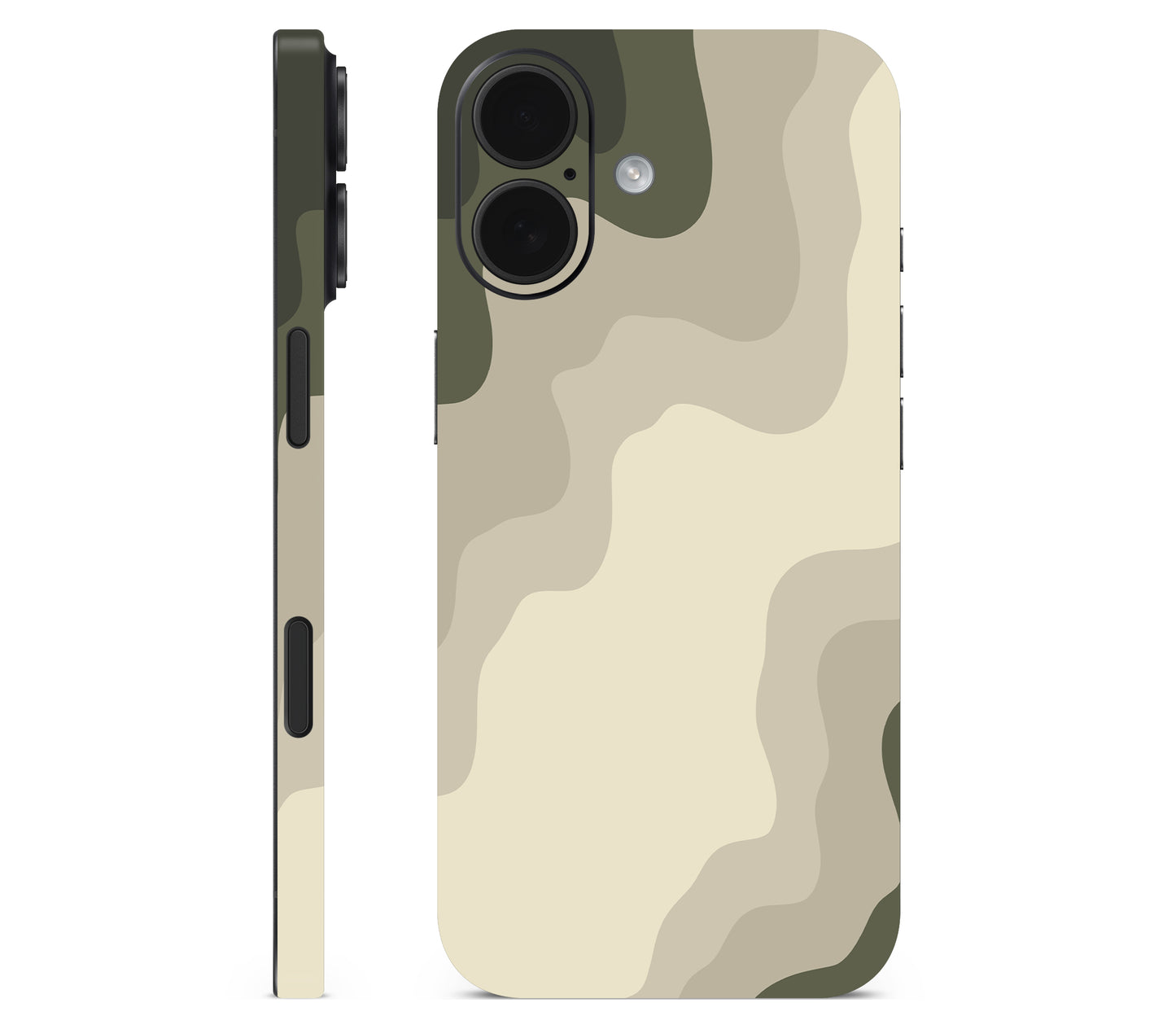 iPhone 17 skin, Drift (Mirage), full wrap without logo cutout