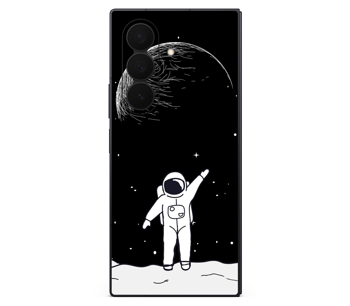Galaxy Z Fold 8 skin, Moonwave, back skin