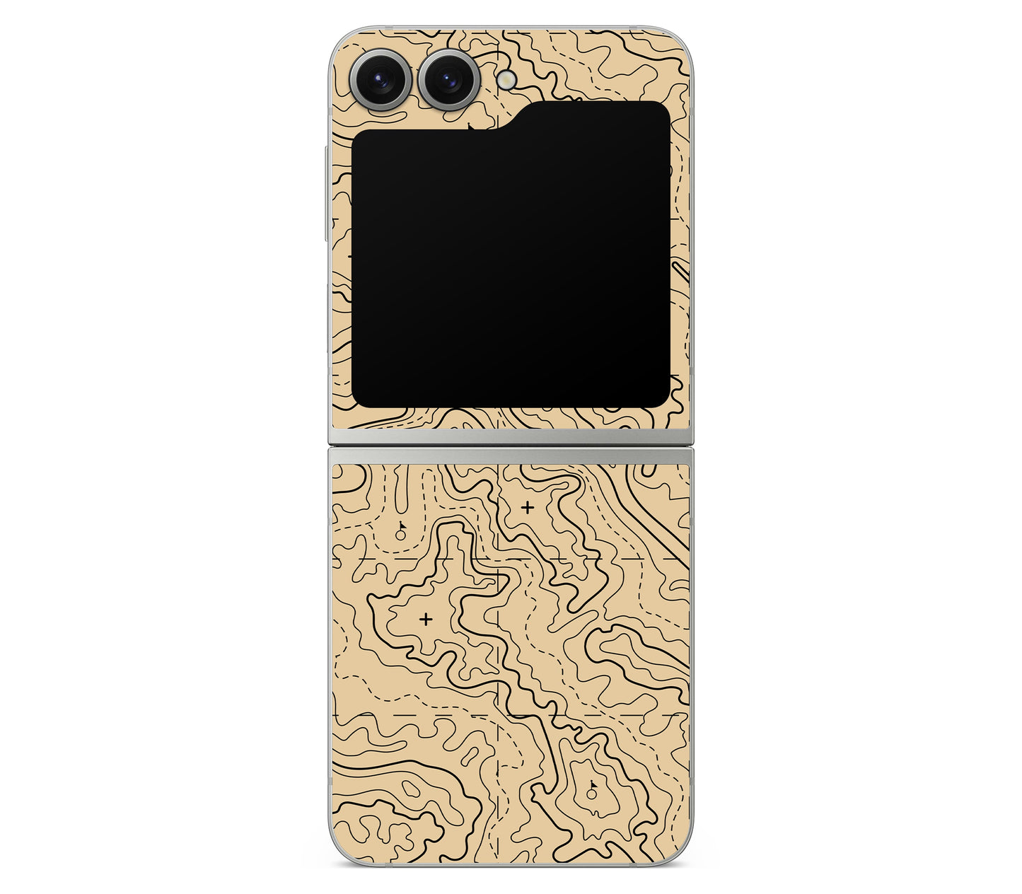 Galaxy Z Flip 7 FE skin, Lockdown (Sandline), full wrap skin