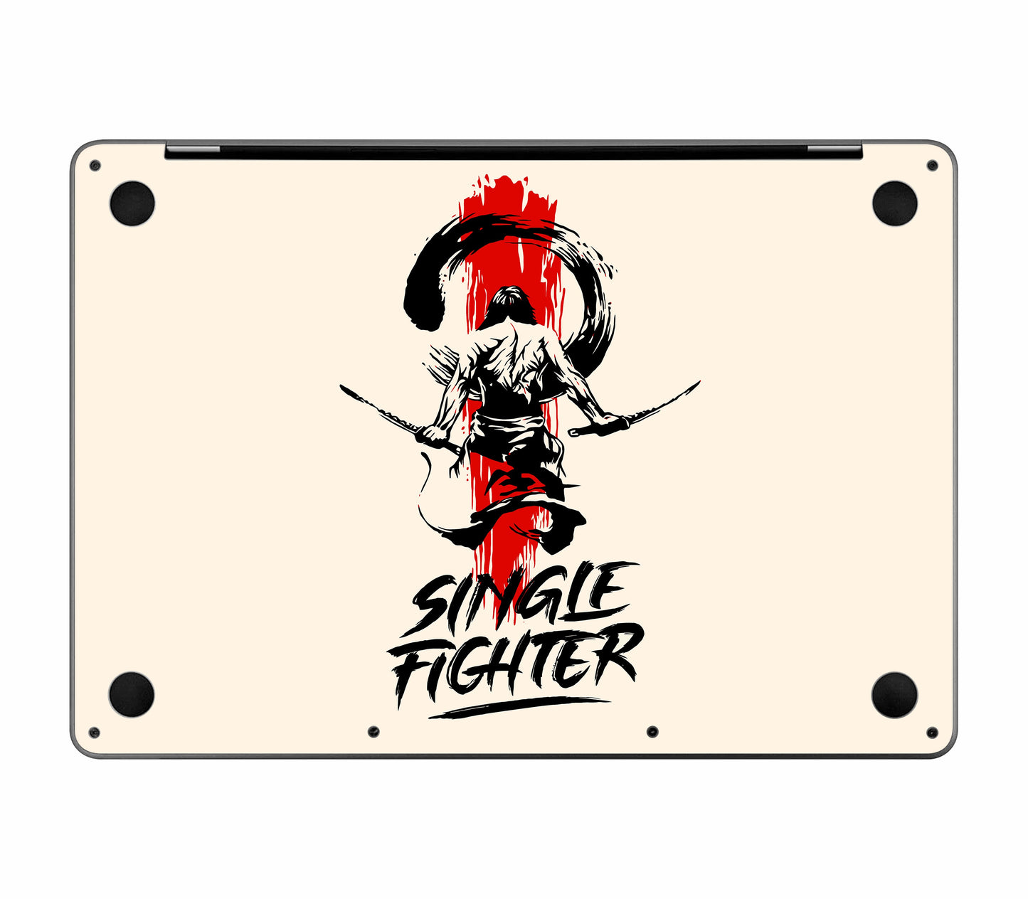 MacBook Pro 13" (2020, M1) skin, Samurai, bottom skin
