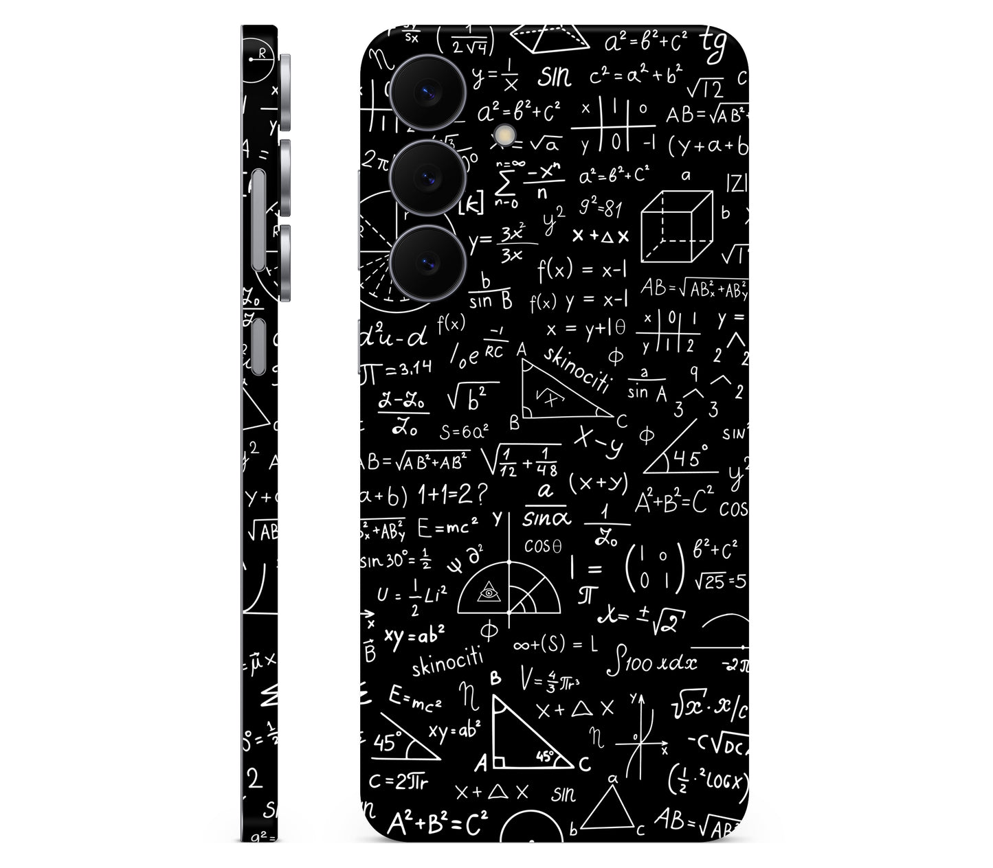 Galaxy S25 FE skin, Math Madness, full wrap skin