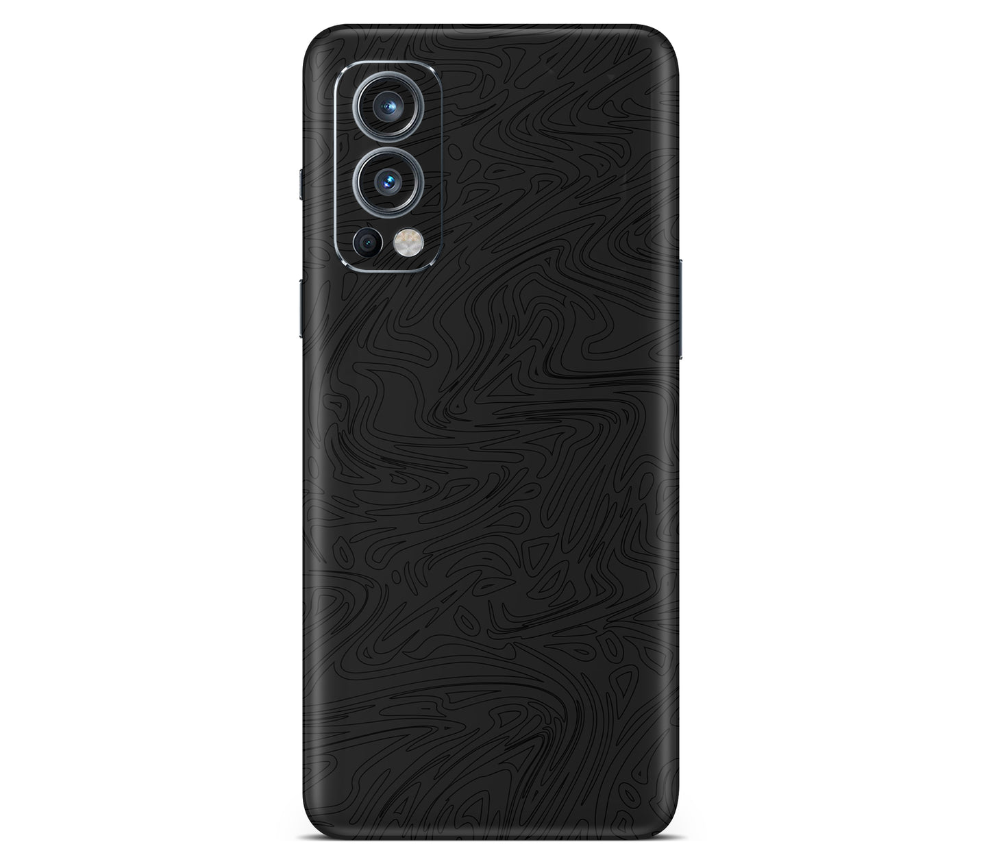 OnePlus Nord 2 skin, Black Ice, back skin