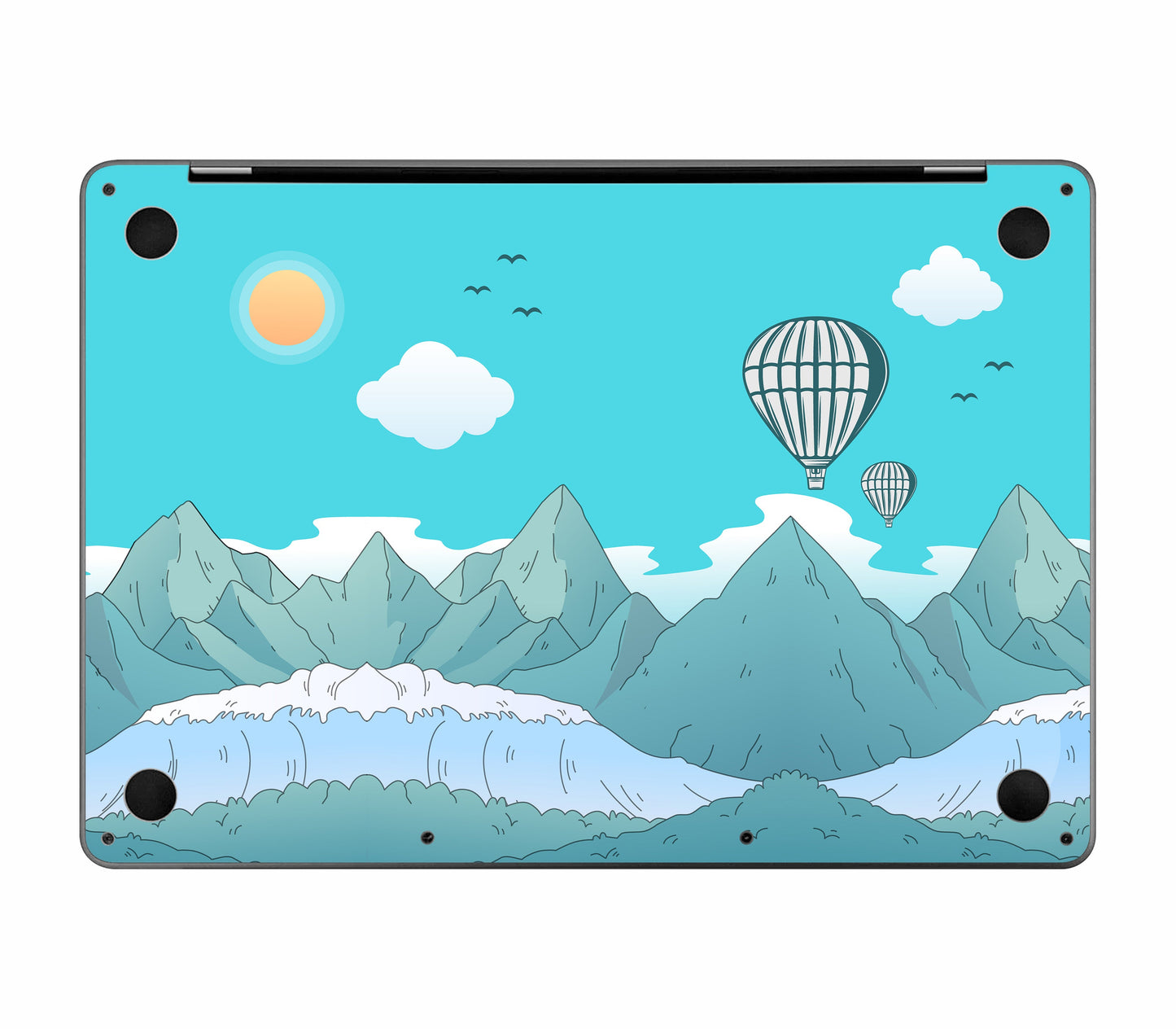MacBook Pro 13" (2022, M2) skin, Altitude Error, bottom skin