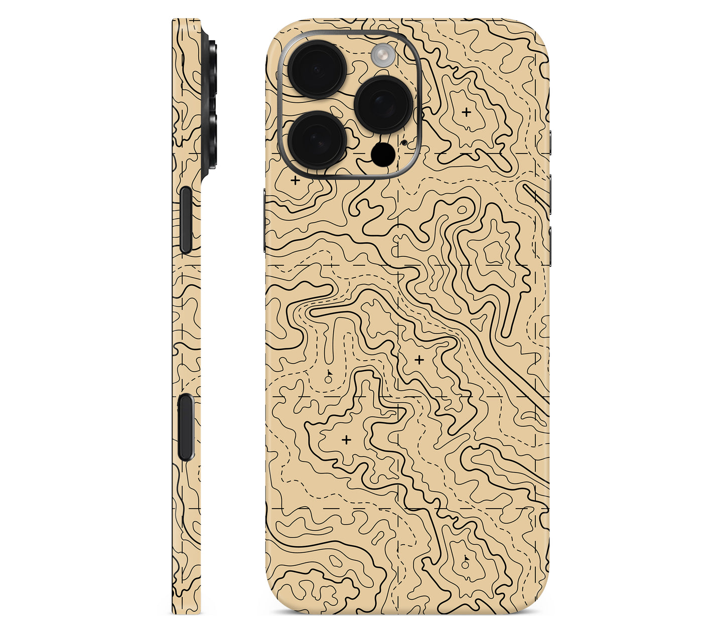 iPhone 16 Pro skin, Lockdown (Sandline), full wrap without logo cutout