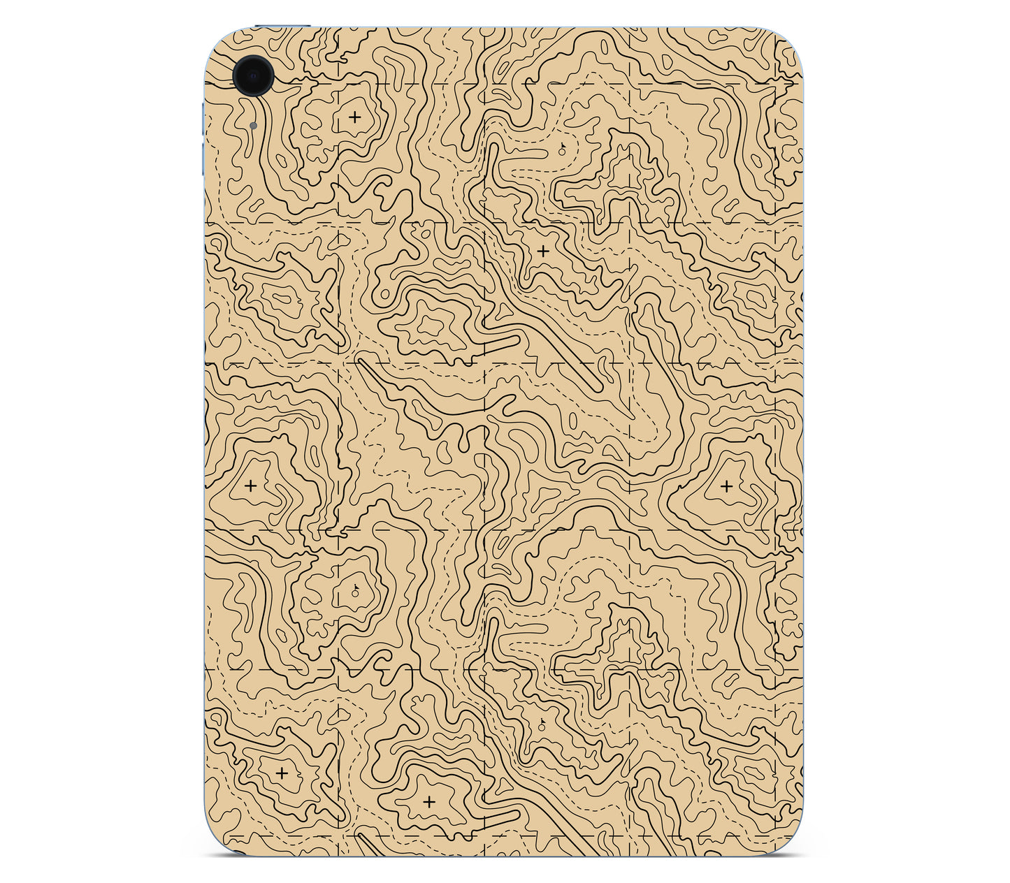 iPad 10.9" (2022, Gen 10) skin, Lockdown (Sandline), back skin without logo cutout
