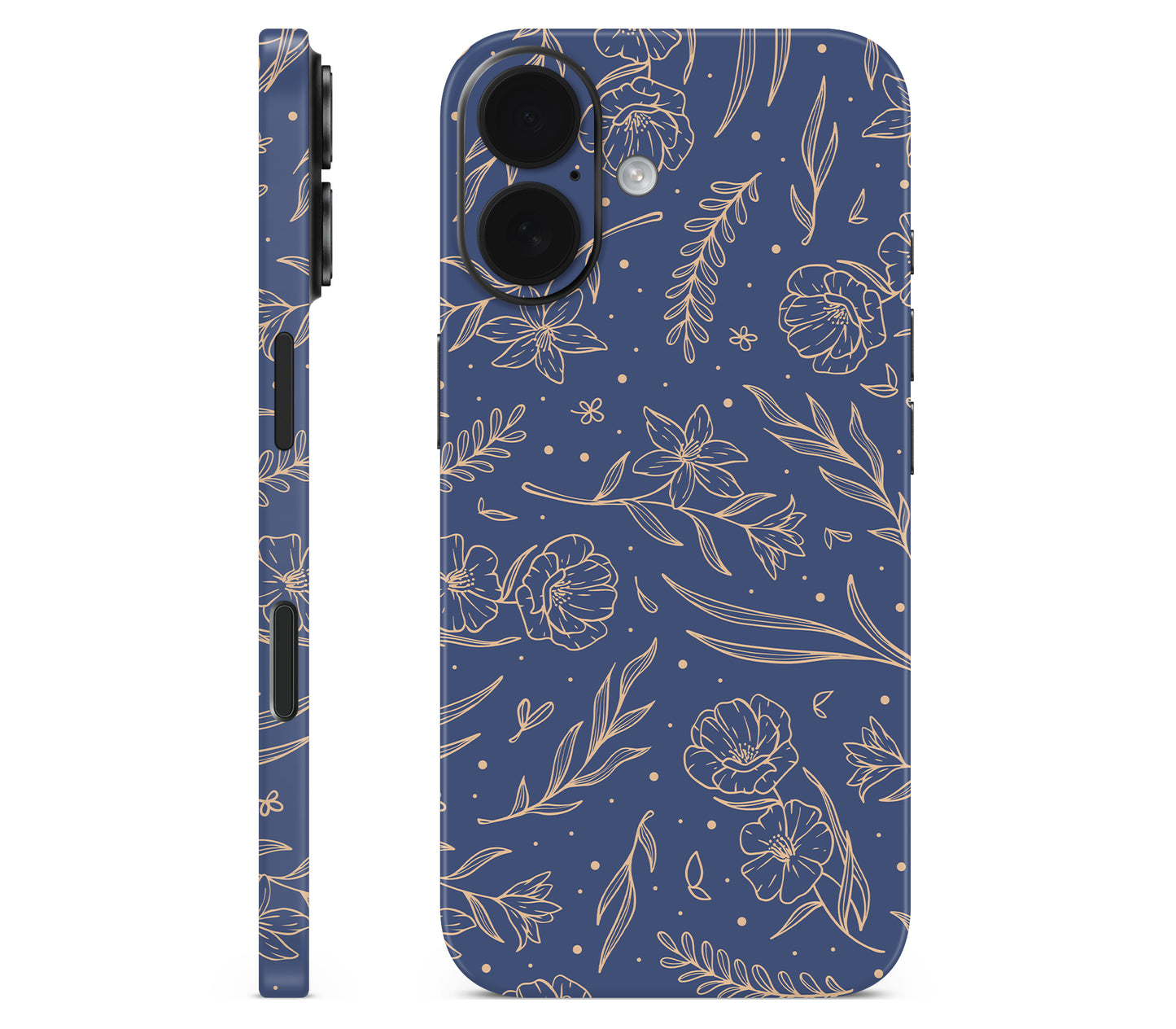 iPhone 16 skin, Twilight, full wrap without logo cutout