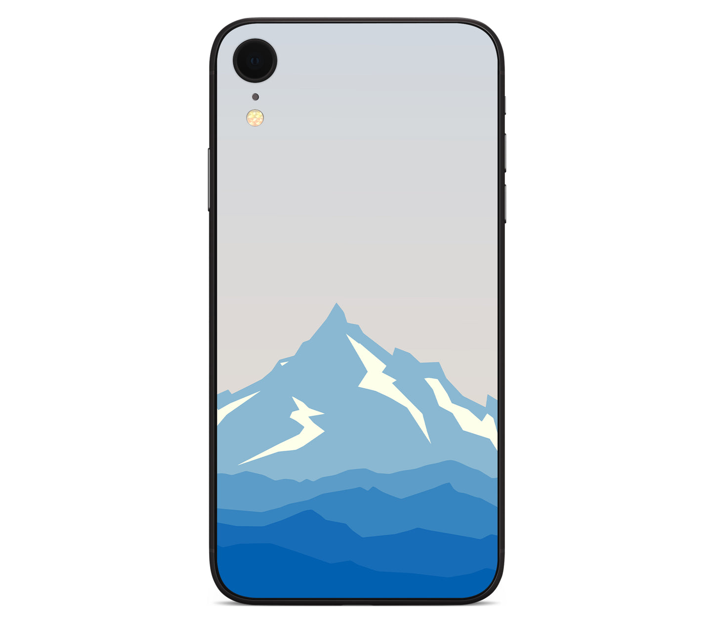 iPhone XR skin, Everest, back skin without logo cutout