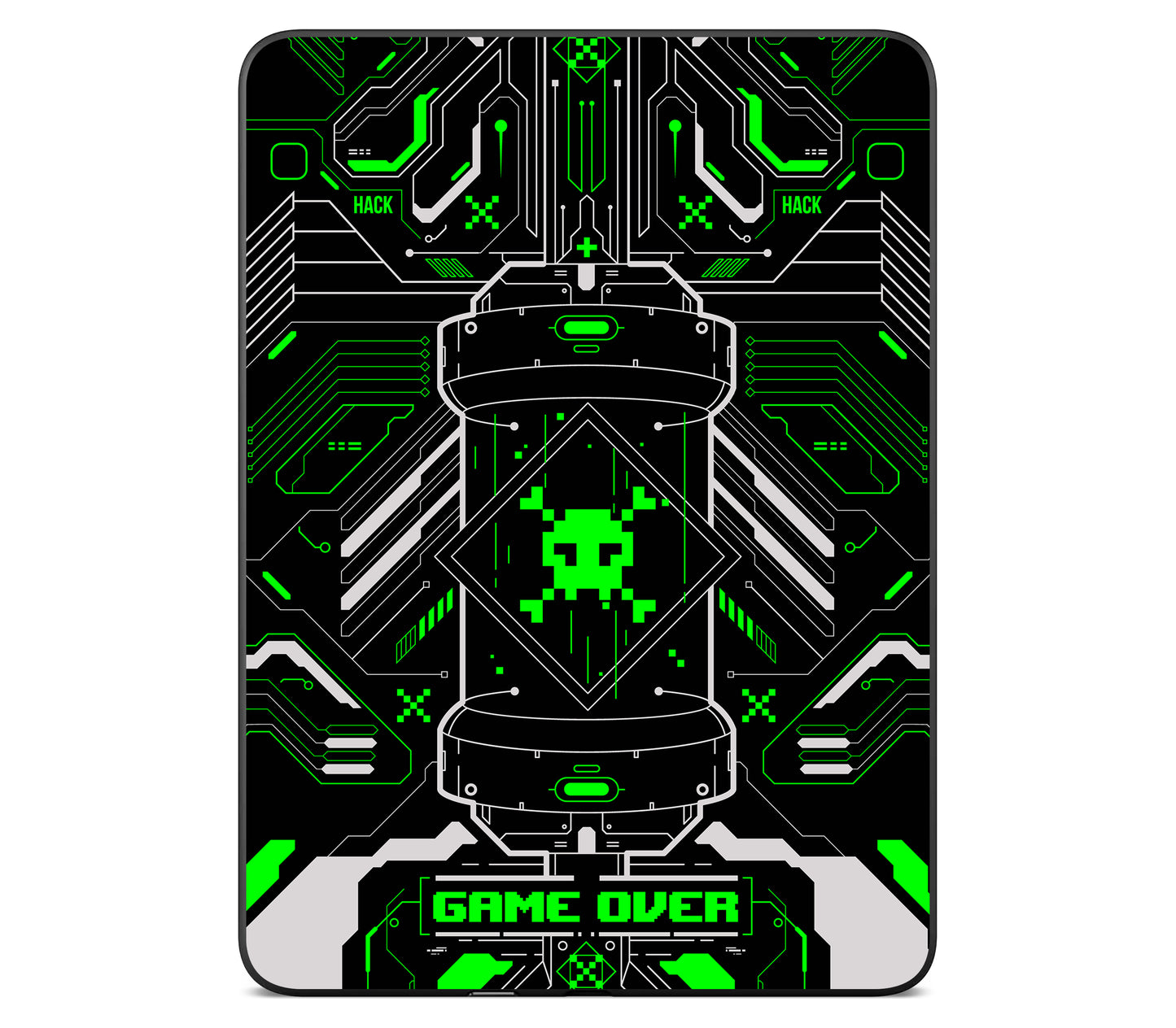 Kindle Paperwhite (Gen 12) skin, Fatal Error (Acid), back skin