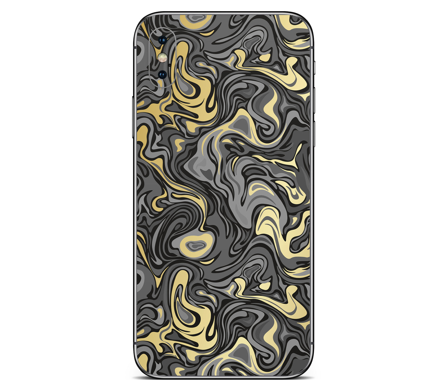 iPhone XS skin, Damnation, back skin without logo cutout