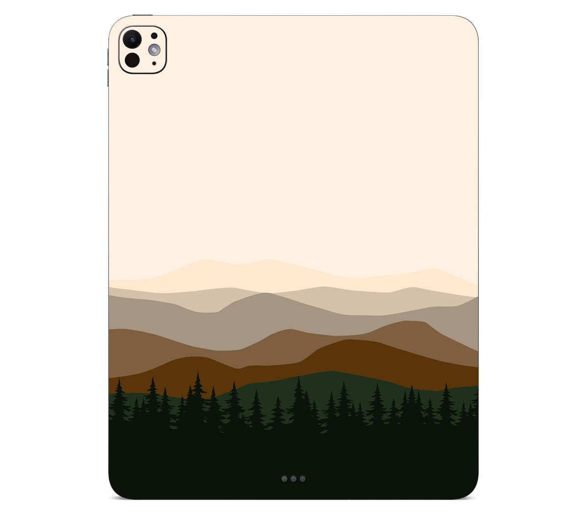 iPad Pro 11" (M4) skin, Sierra Dusk, back skin without logo cutout