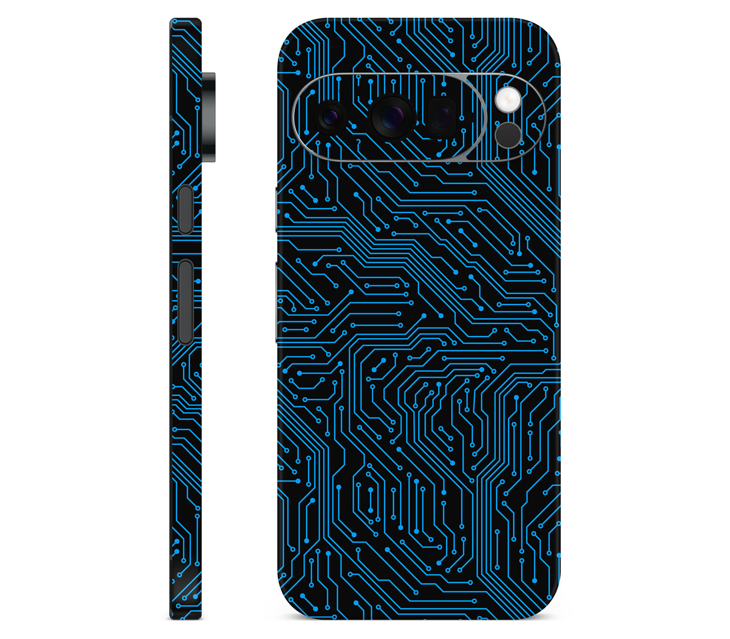 Google Pixel 11 Pro skin, Eternal Blue, full wrap skin