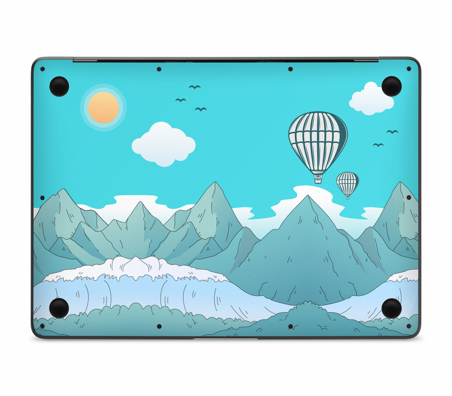 MacBook Air 13" (2020, M1) skin, Altitude Error, bottom skin