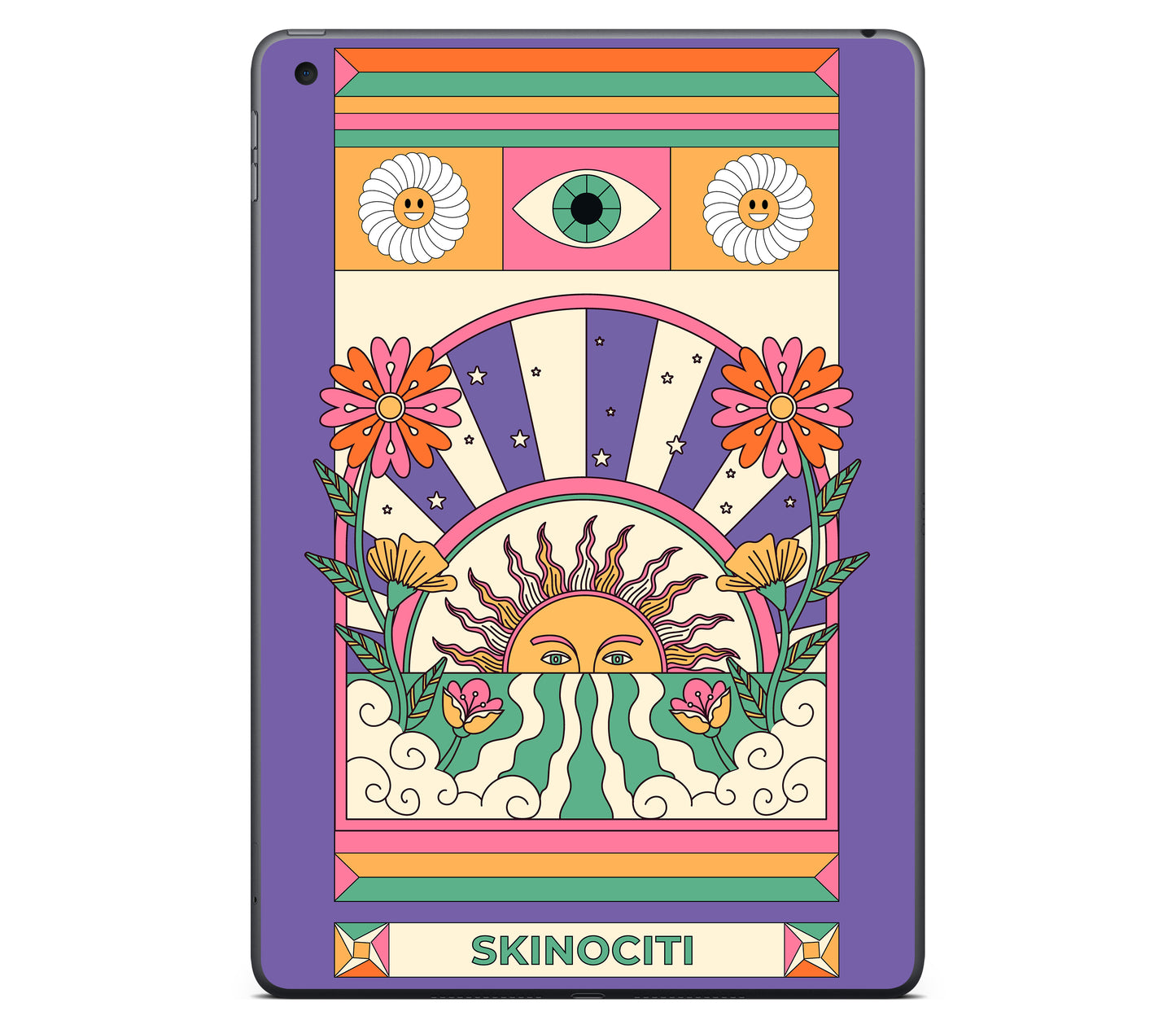 iPad 10.2" (2021, Gen 9) skin, Acidic Glare, back skin