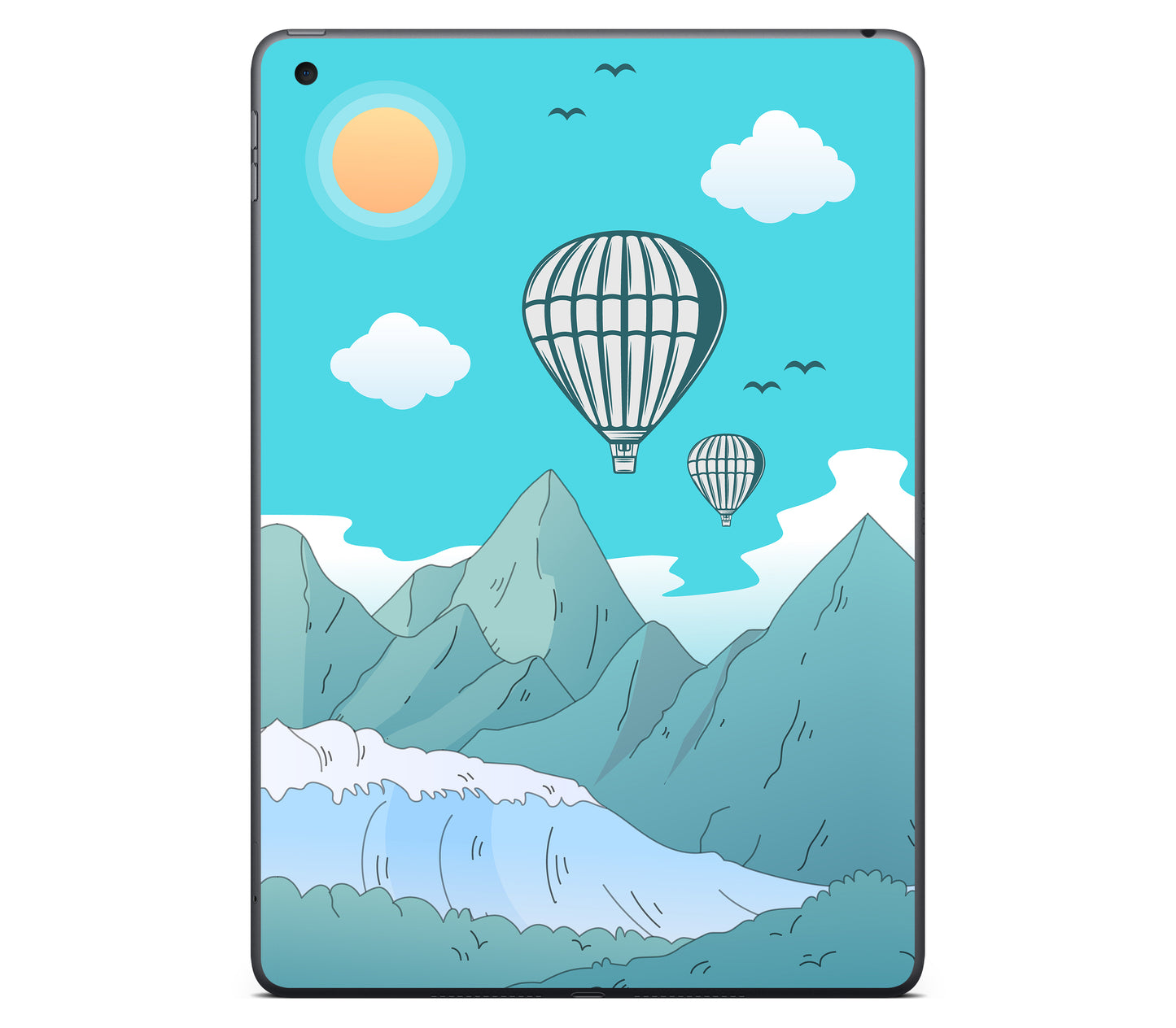 iPad 10.2" (2021, Gen 9) skin, Altitude Error, back skin without logo cutout