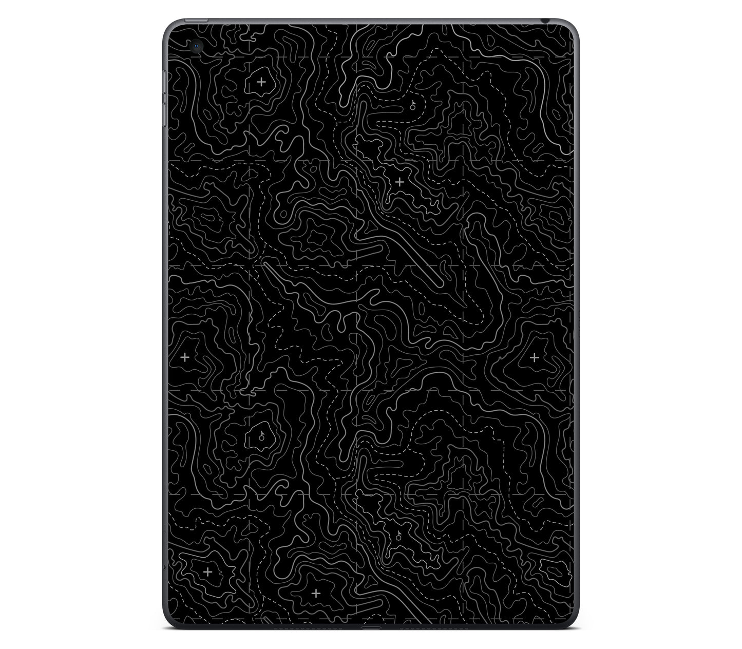 iPad 10.2" (2021, Gen 9) skin, Lockdown (Blackout), back skin without logo cutout