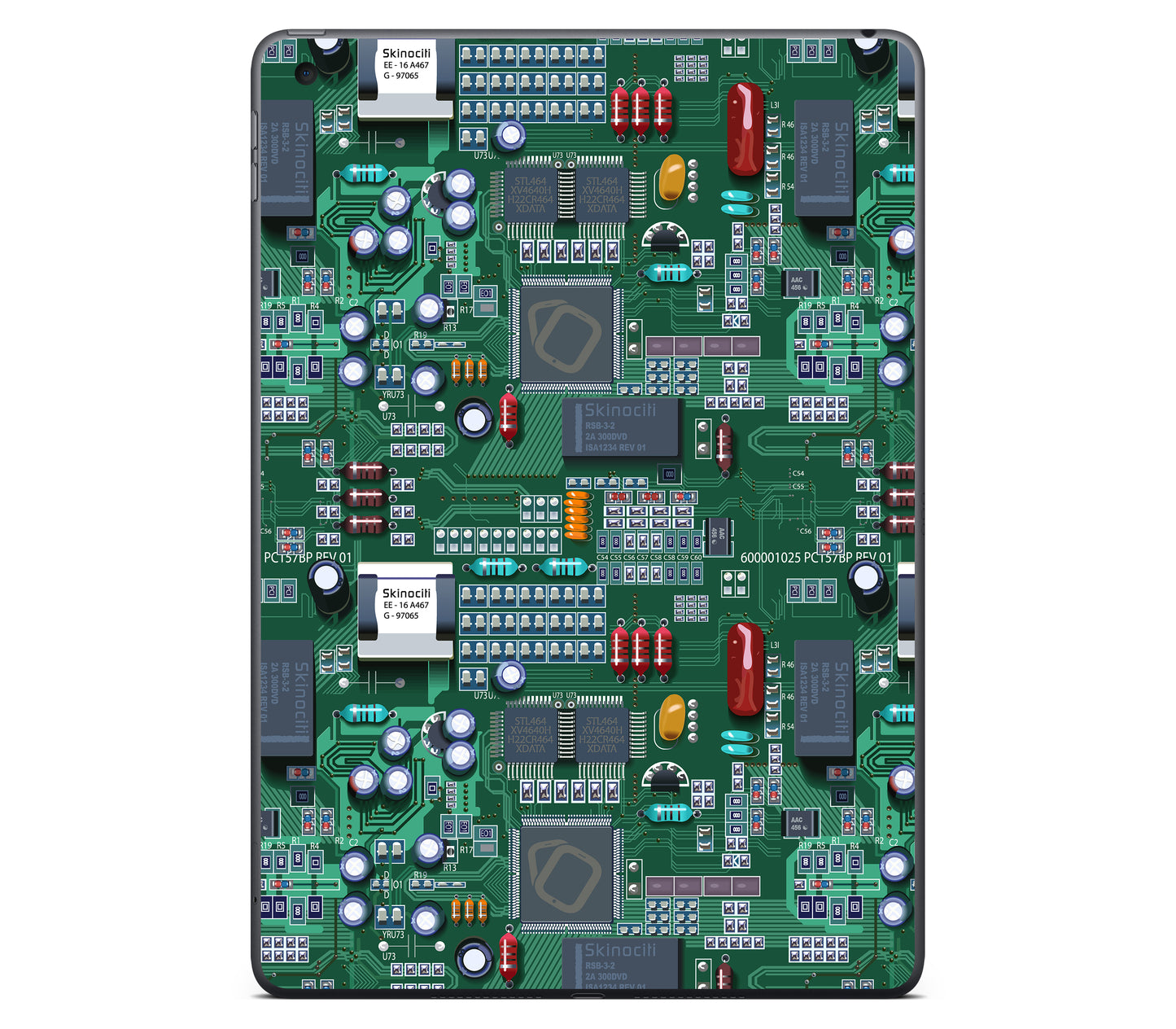 iPad 10.2" (2021, Gen 9) skin, Terminal, back skin without logo cutout
