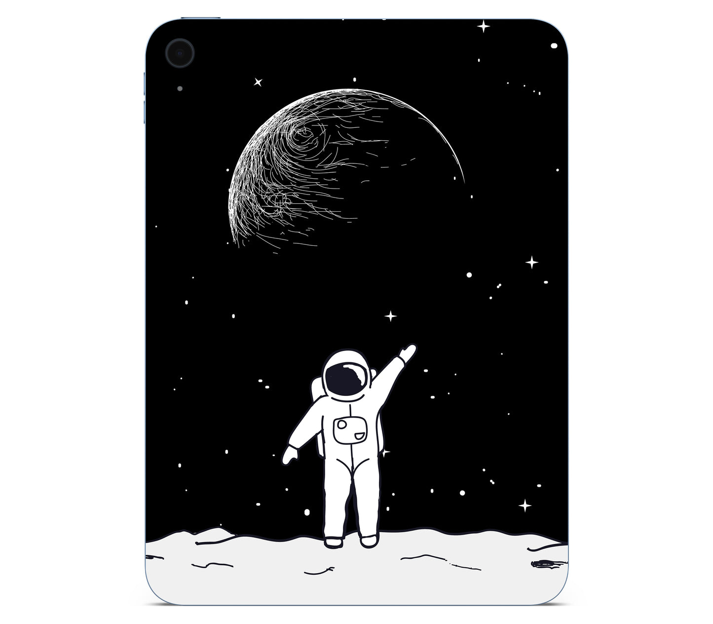 iPad 10.9" (2025, Gen 11) skin, Moonwave, back skin