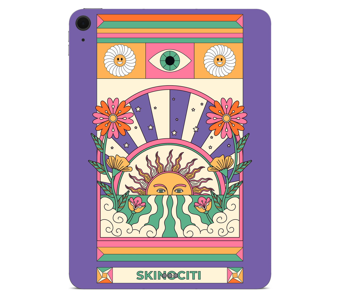 iPad Air 11" (M4) skin, Acidic Glare, back skin