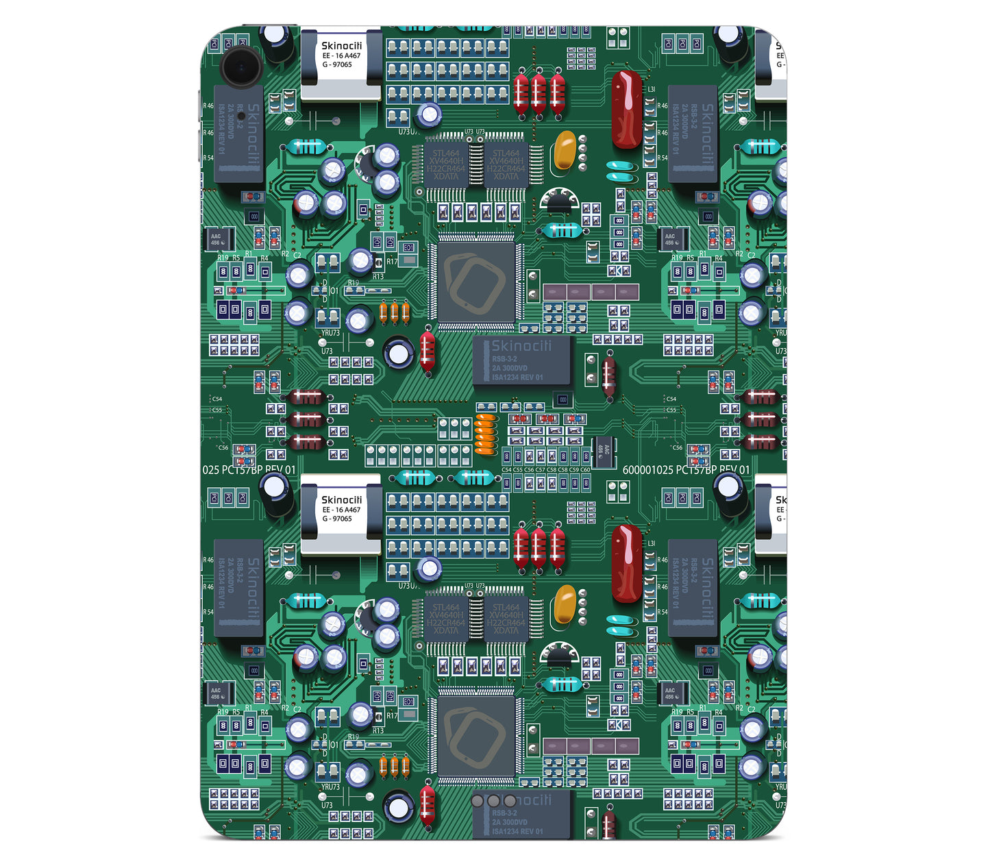 iPad Air 11" (M2) skin, Terminal, back skin without logo cutout