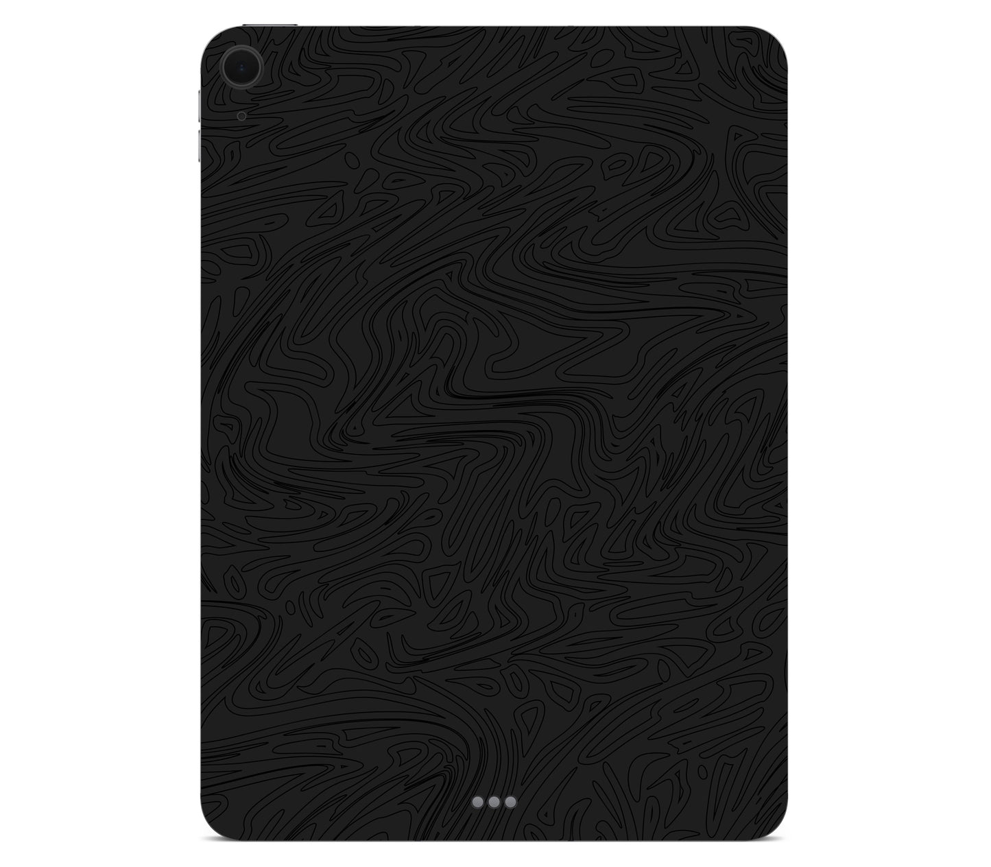 iPad Air 13" (M3) skin, Black Ice, back skin without logo cutout