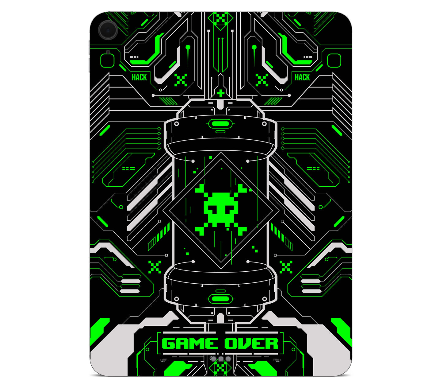 iPad Air 13" (M3) skin, Fatal Error (Acid), back skin