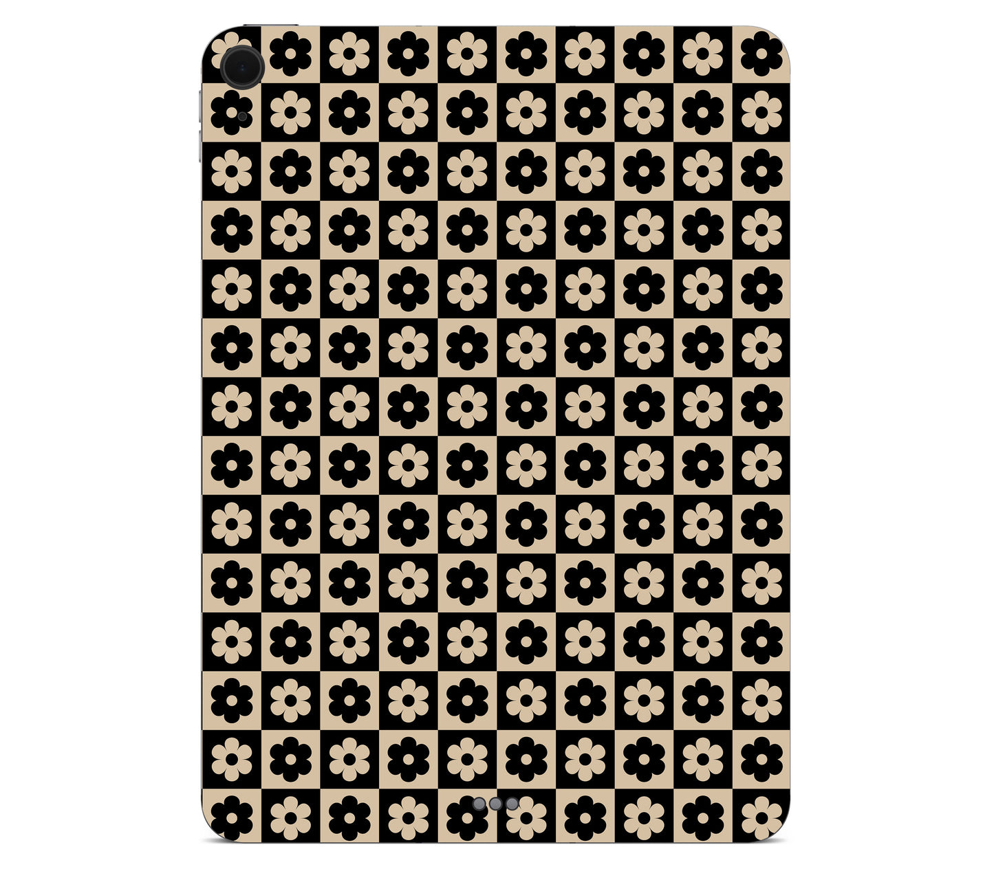 iPad Air 13" (M4) skin, Floral Grid, back skin without logo cutout
