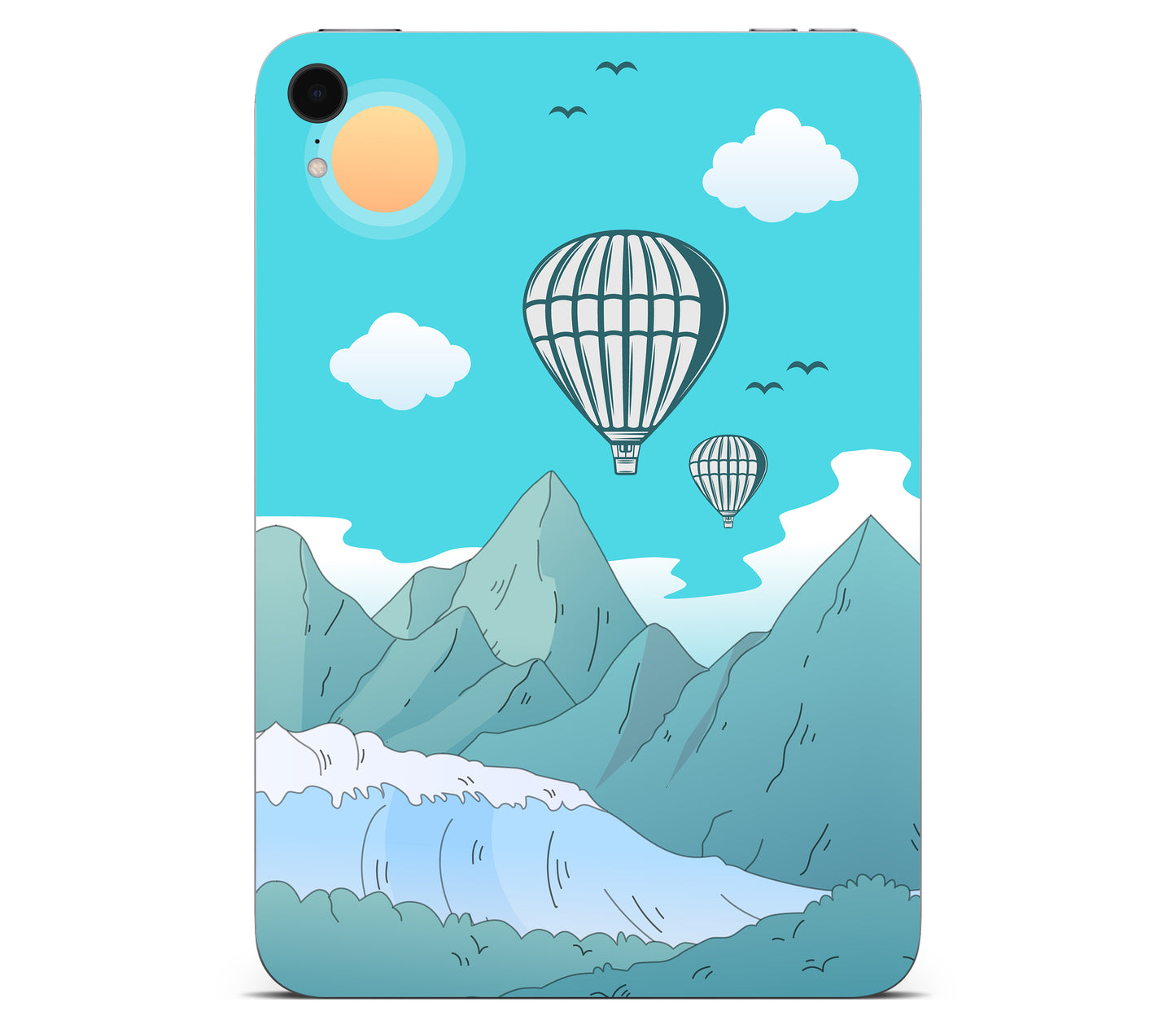 iPad Mini 7 (A17 Pro) skin, Altitude Error, back skin without logo cutout