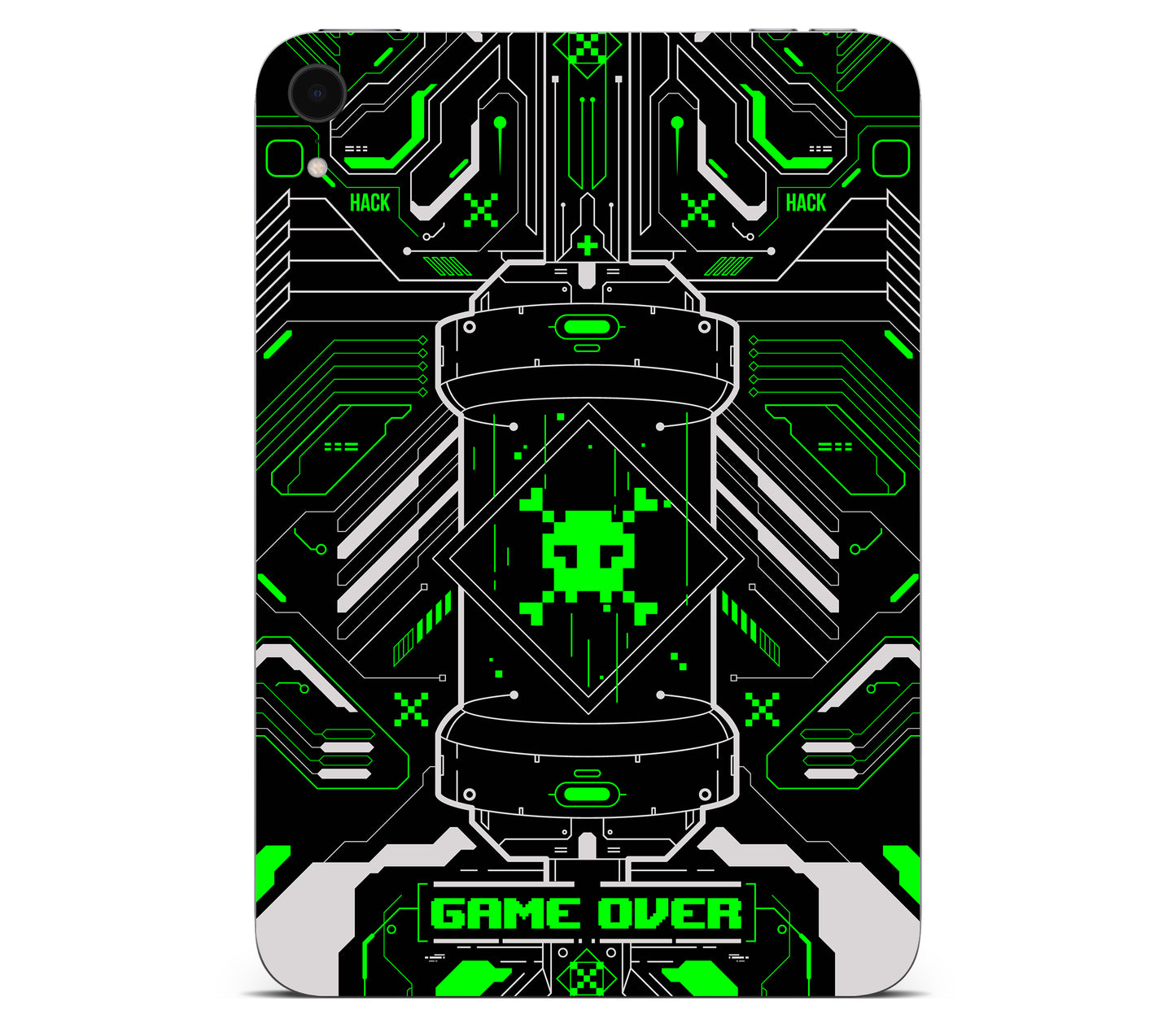 iPad Mini 7 (A17 Pro) skin, Fatal Error (Acid), back skin